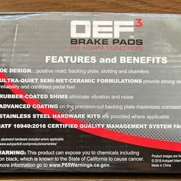 Brand New Audi SQ5 OEF3 Rear brake pad - photo 2