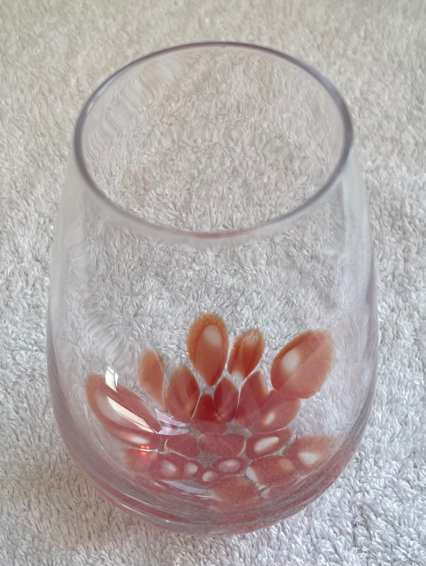 Vintage IKEA Komedi Art Glass — Single Orange-Red Replacement - photo 2