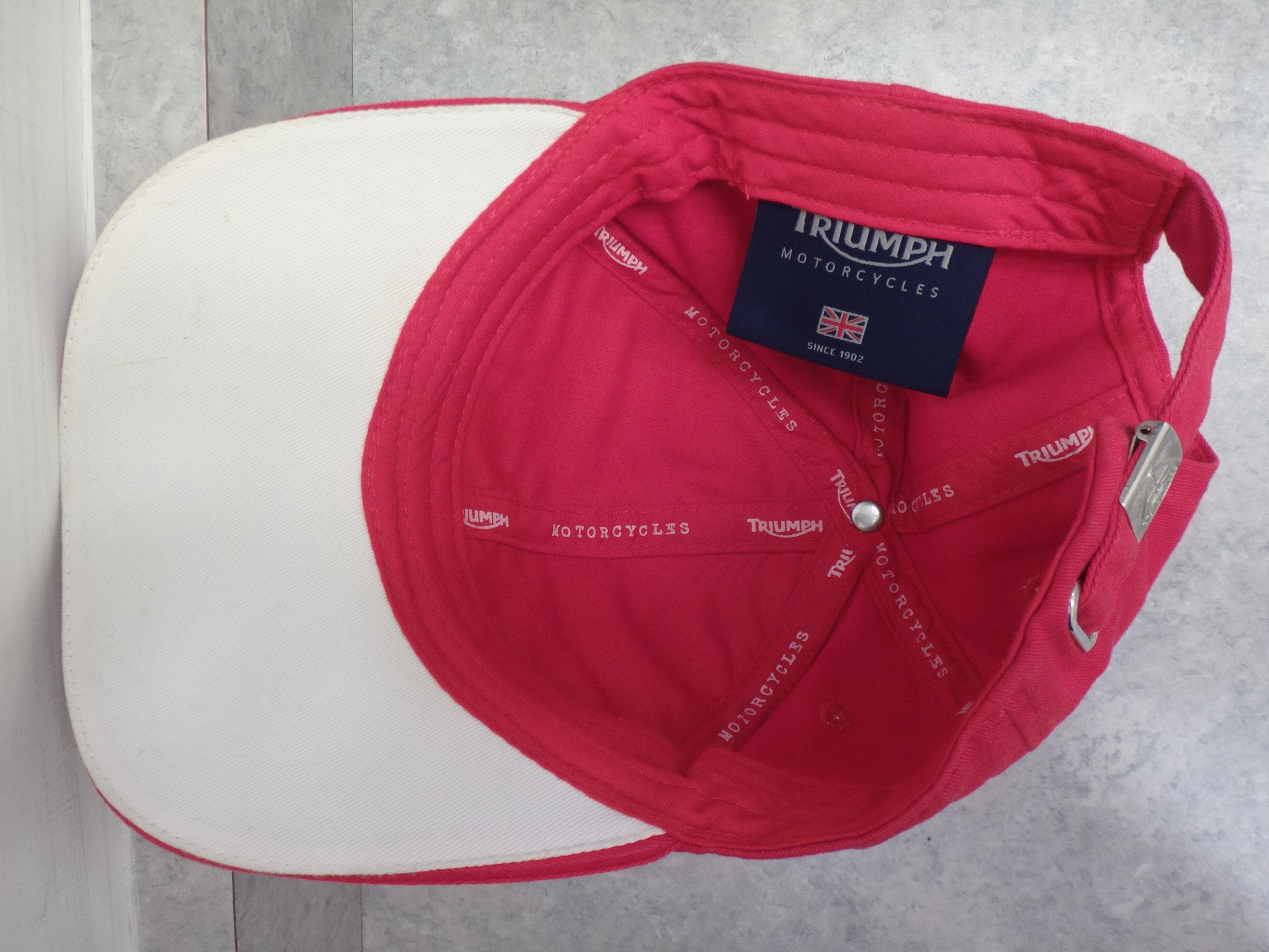 ✅🆕TRIUMPH Motorcycles England Strapback Baseball Hat Cap NEW - photo 5