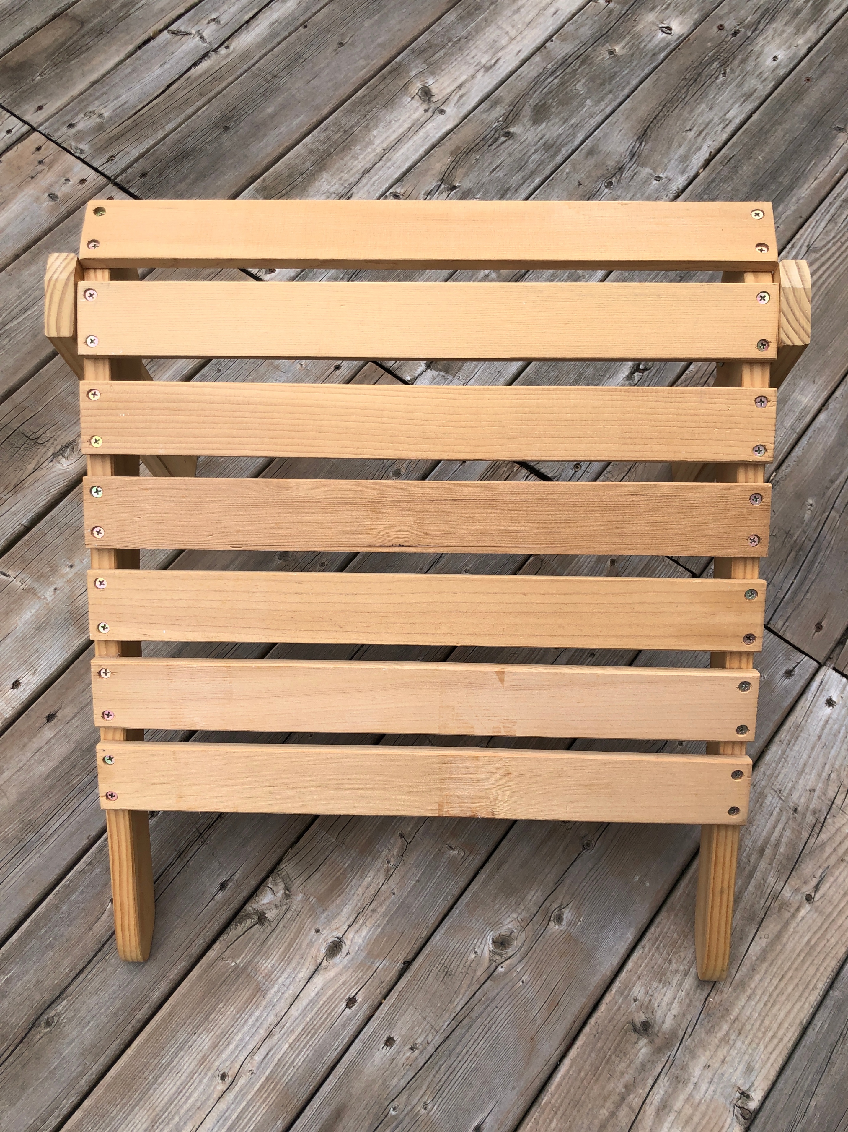 Wood Adirondack Ottoman / Footrest CA$40 - photo 2