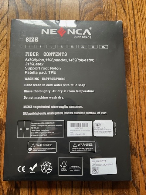 NEENCA Professional and Medical Knee Brace XL for Pain Relief - photo 3