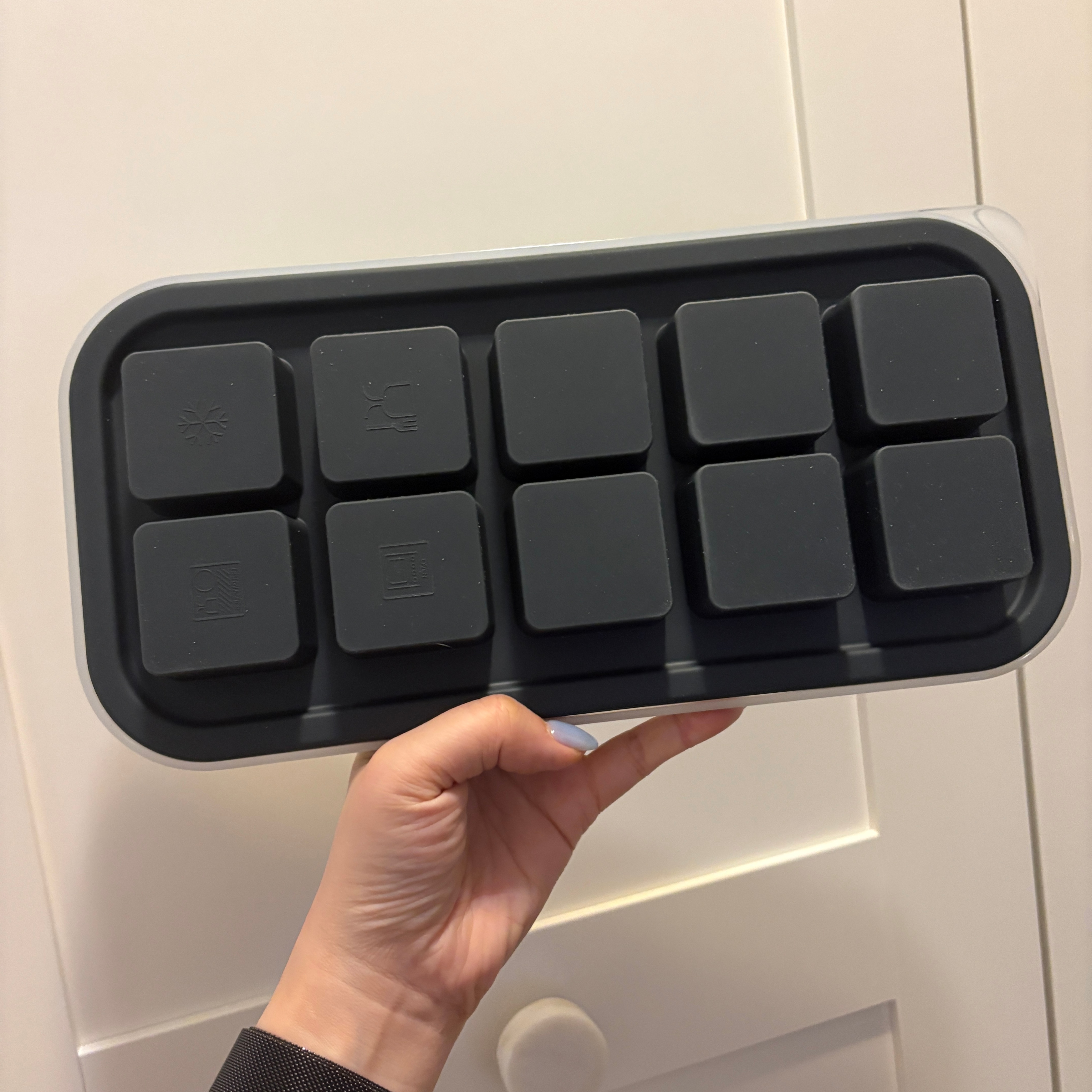 NEW Souper Cubes 2 Tbsp Silicone Freezer Tray in Charcoal - photo 2