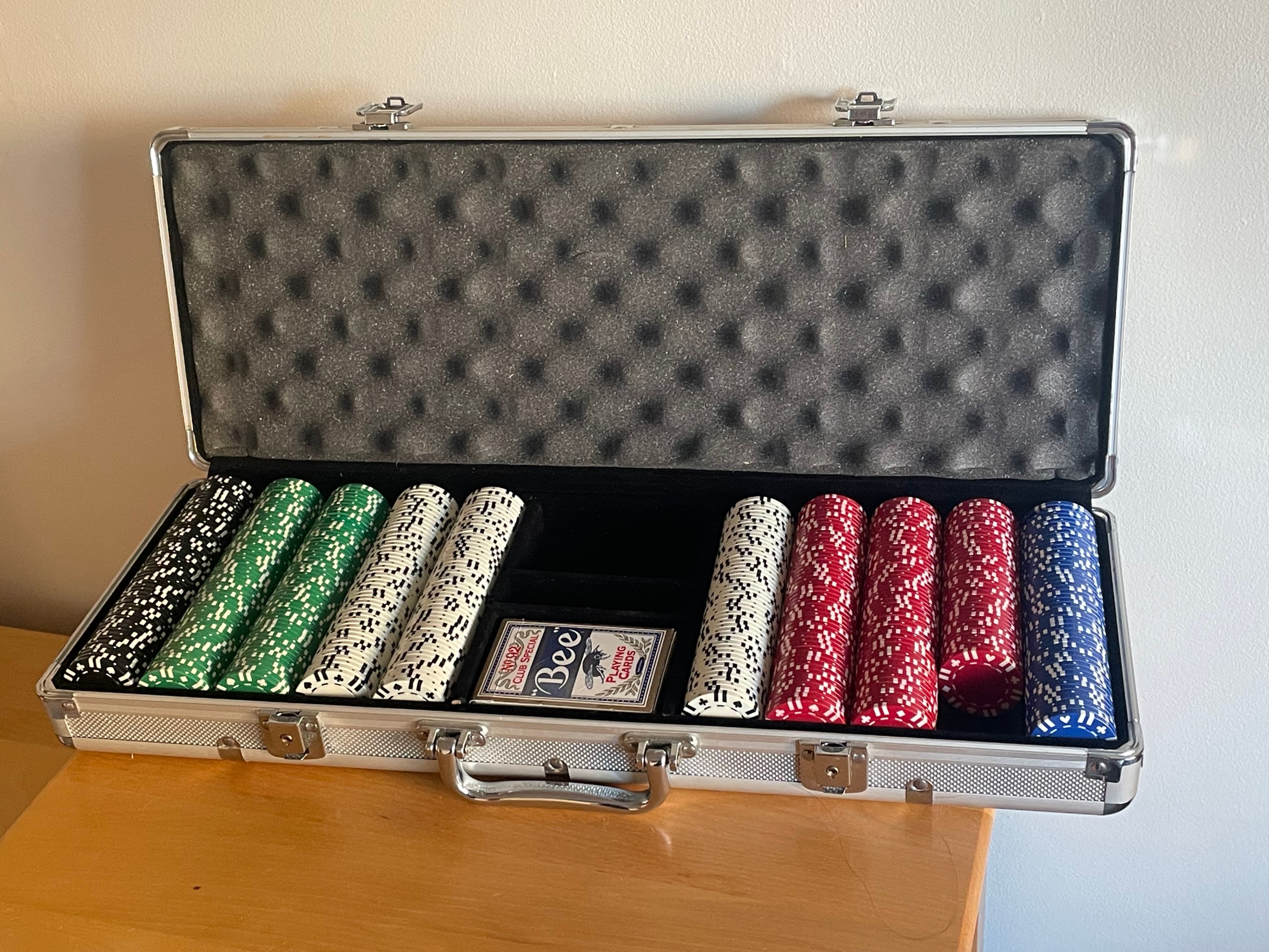 Poker Chip Set with Case
