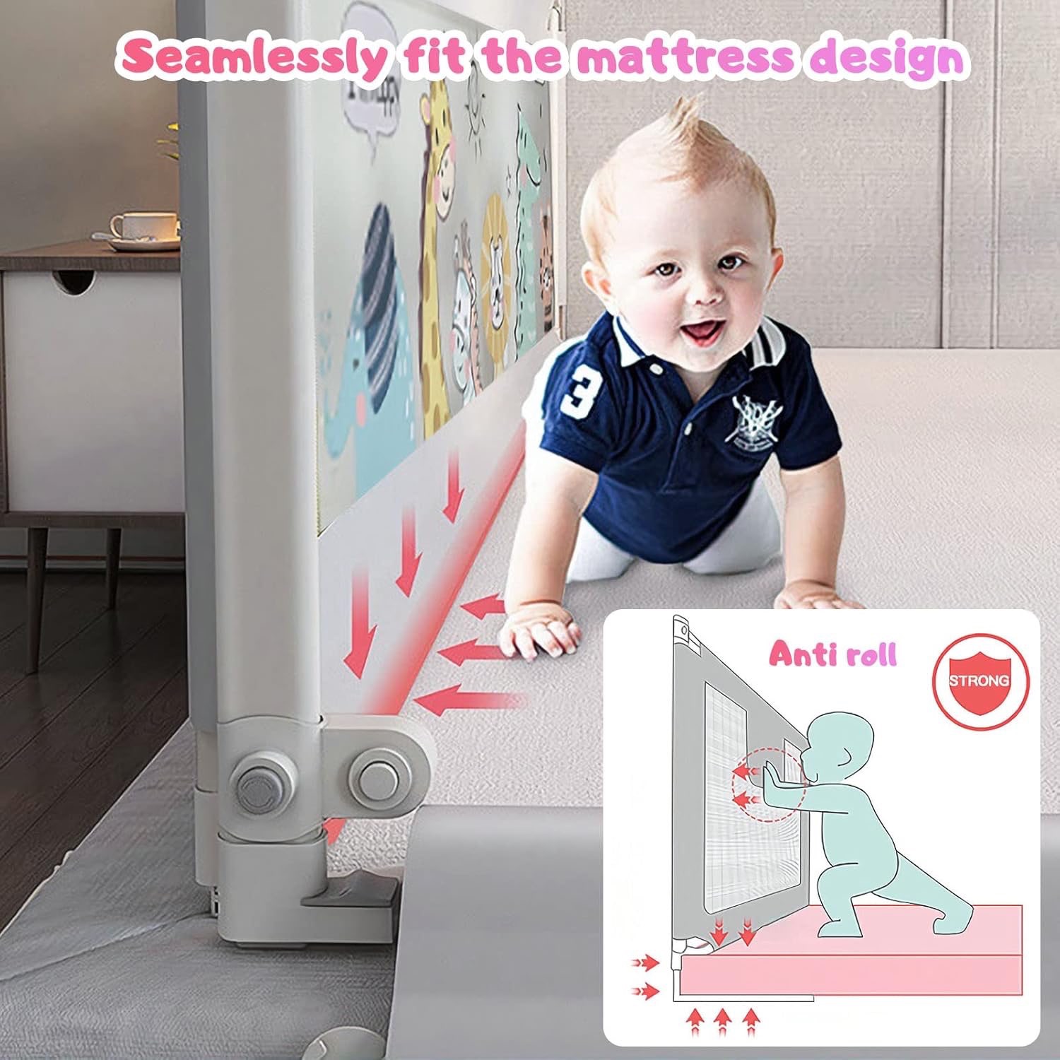 Bed rails for toddlers - photo 2