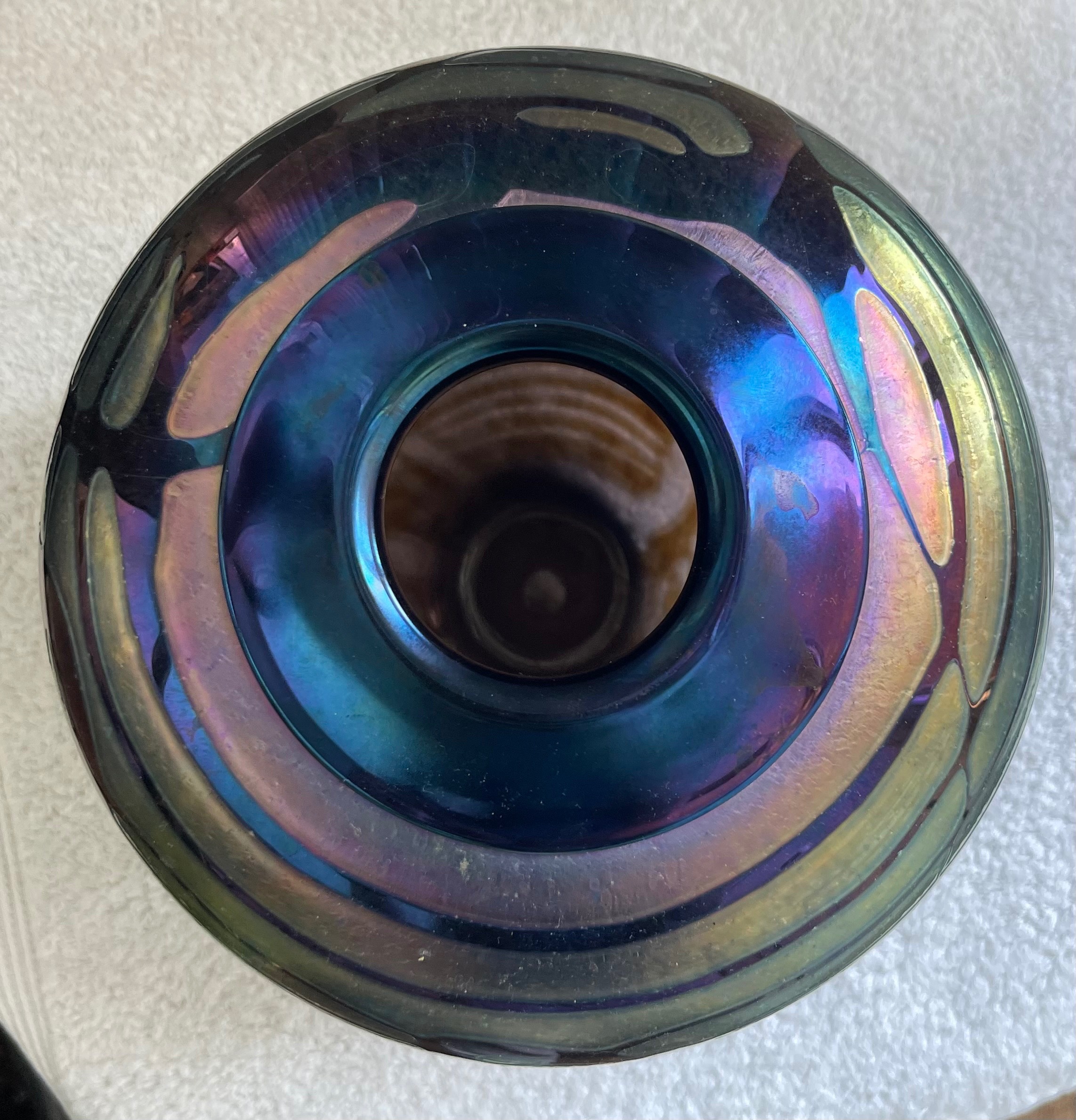 Signed Jim Norton Canadian Art Glass Vessel (1997) - photo 3