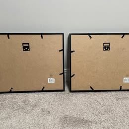 Two 14x11 picture frames.