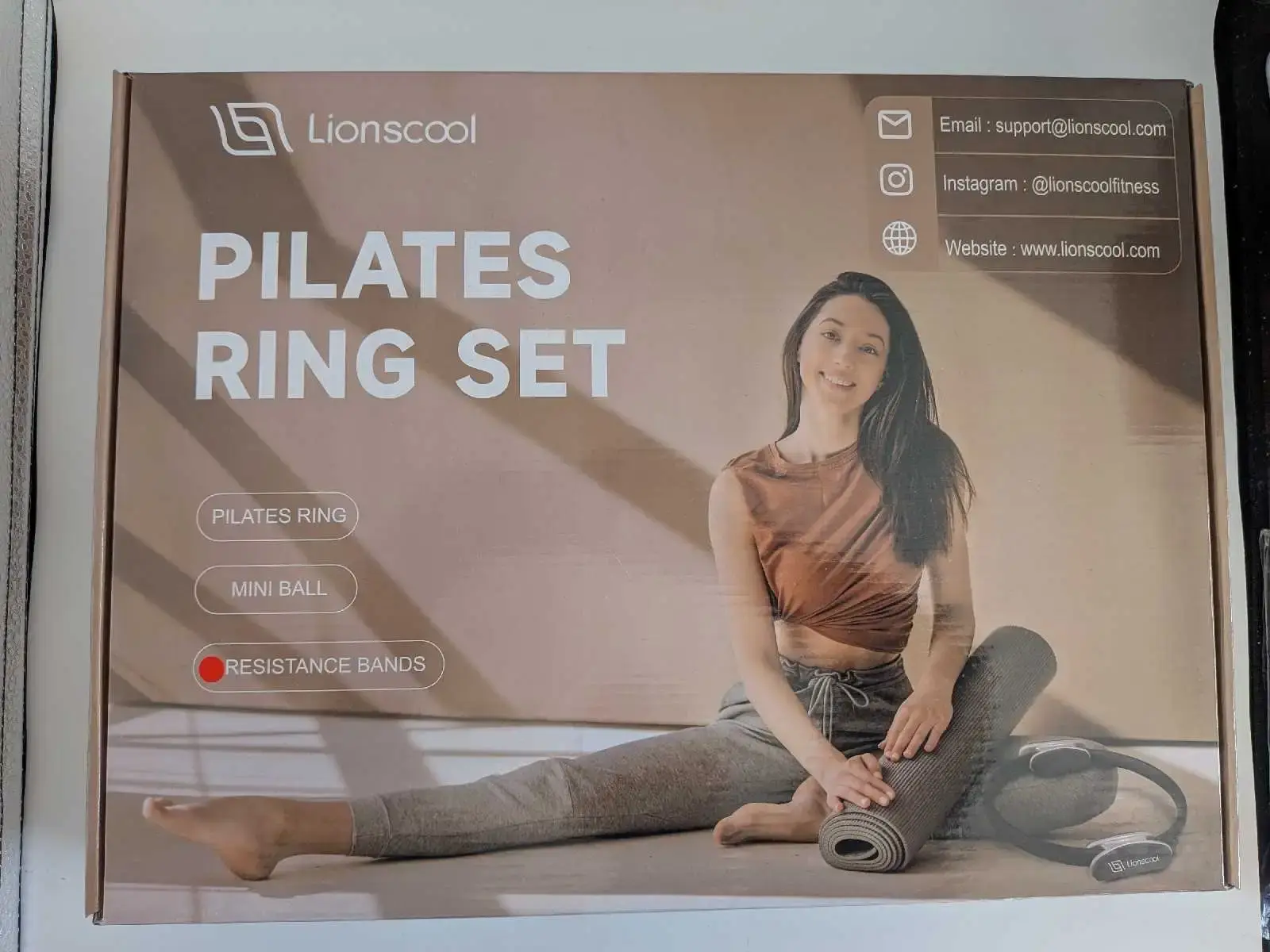 LIONSCOOL Pilates Ring Set Black - photo 5