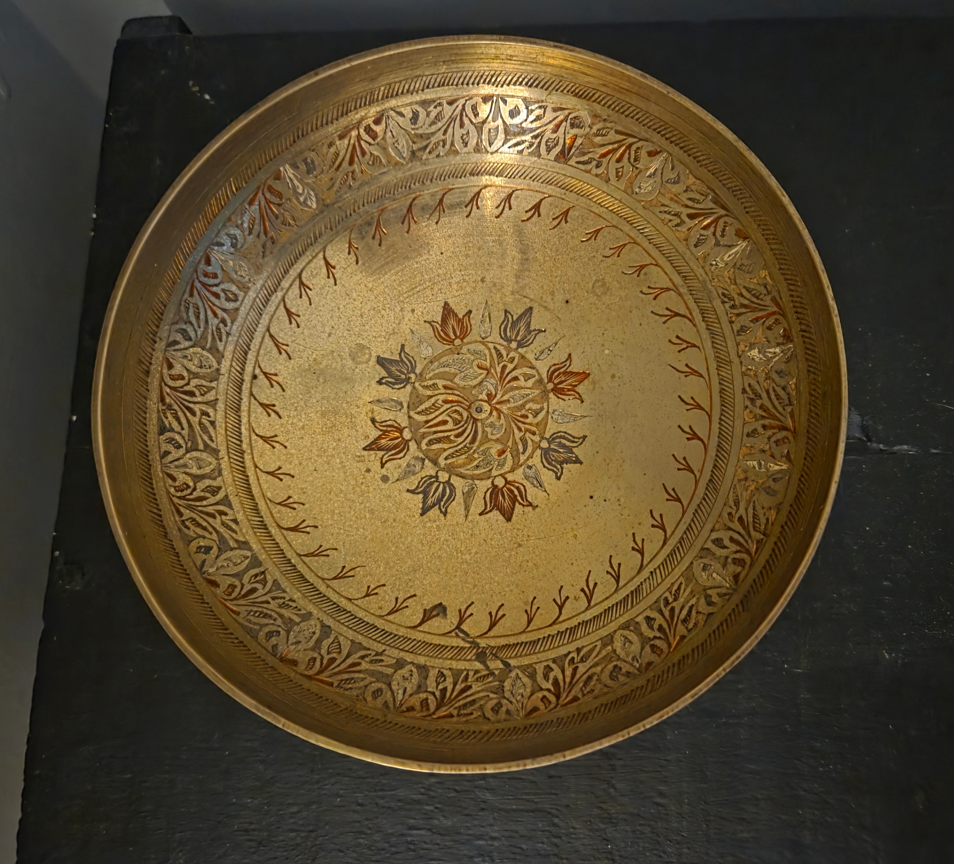 Antique Metal Bowl