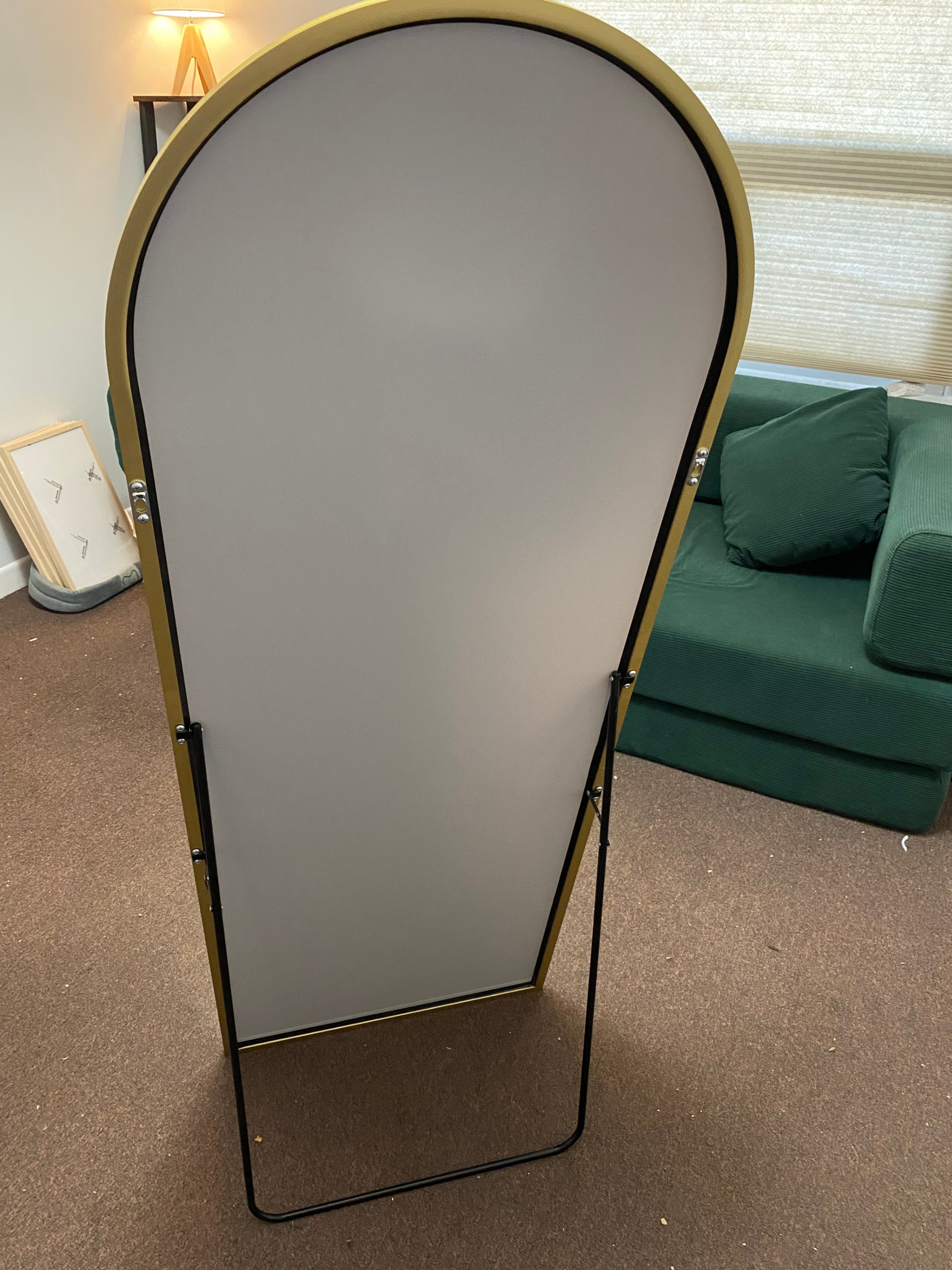 Gold Arched Full Length Mirror - photo 2