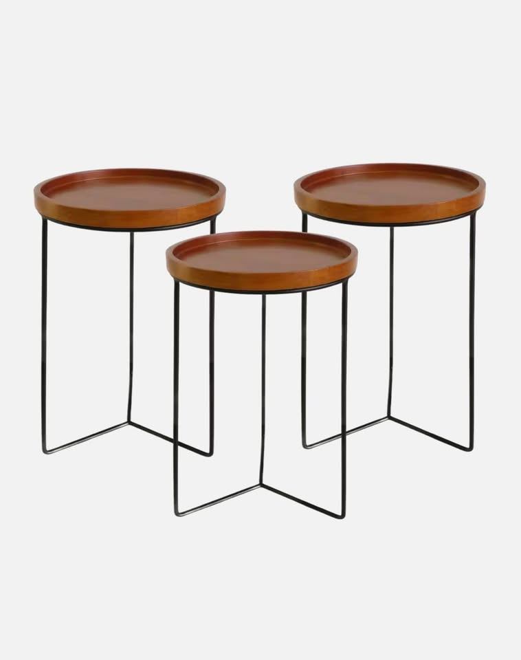 Wood Top Plant Stand - 19 in Height - Multiple available