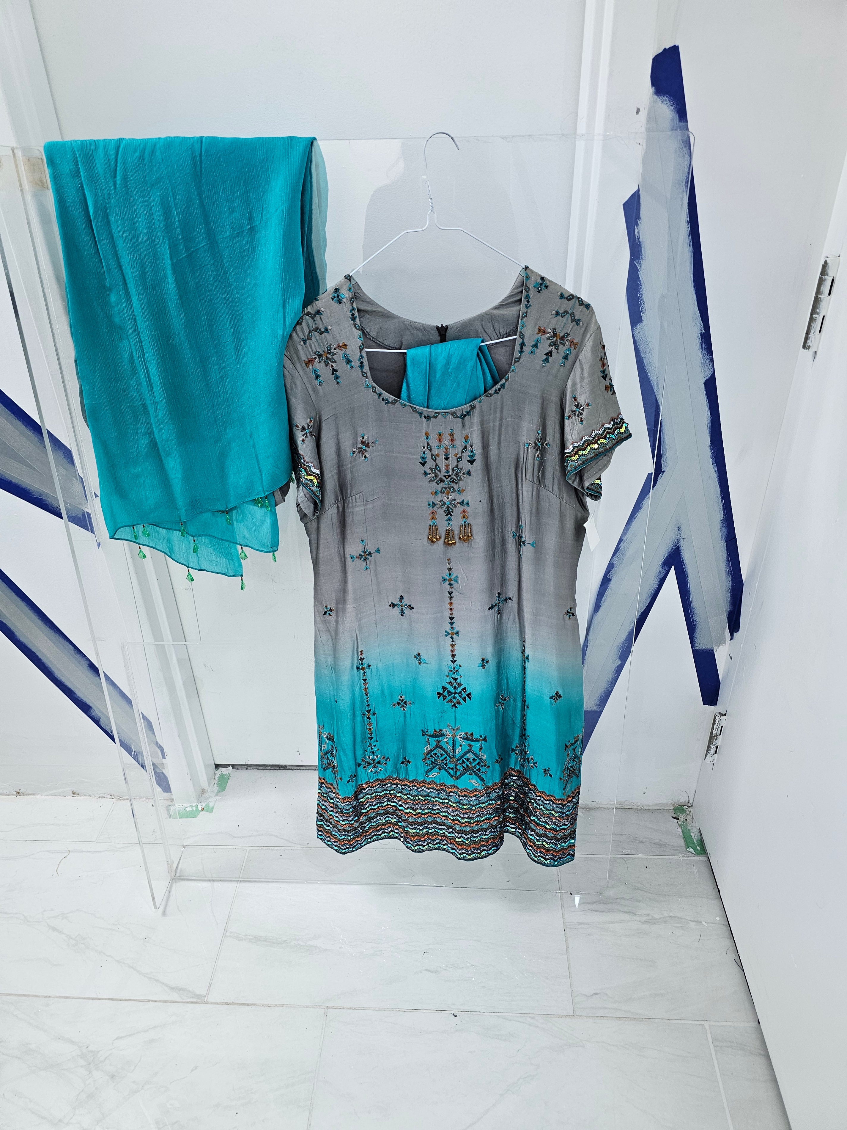Dupion Silk Suit