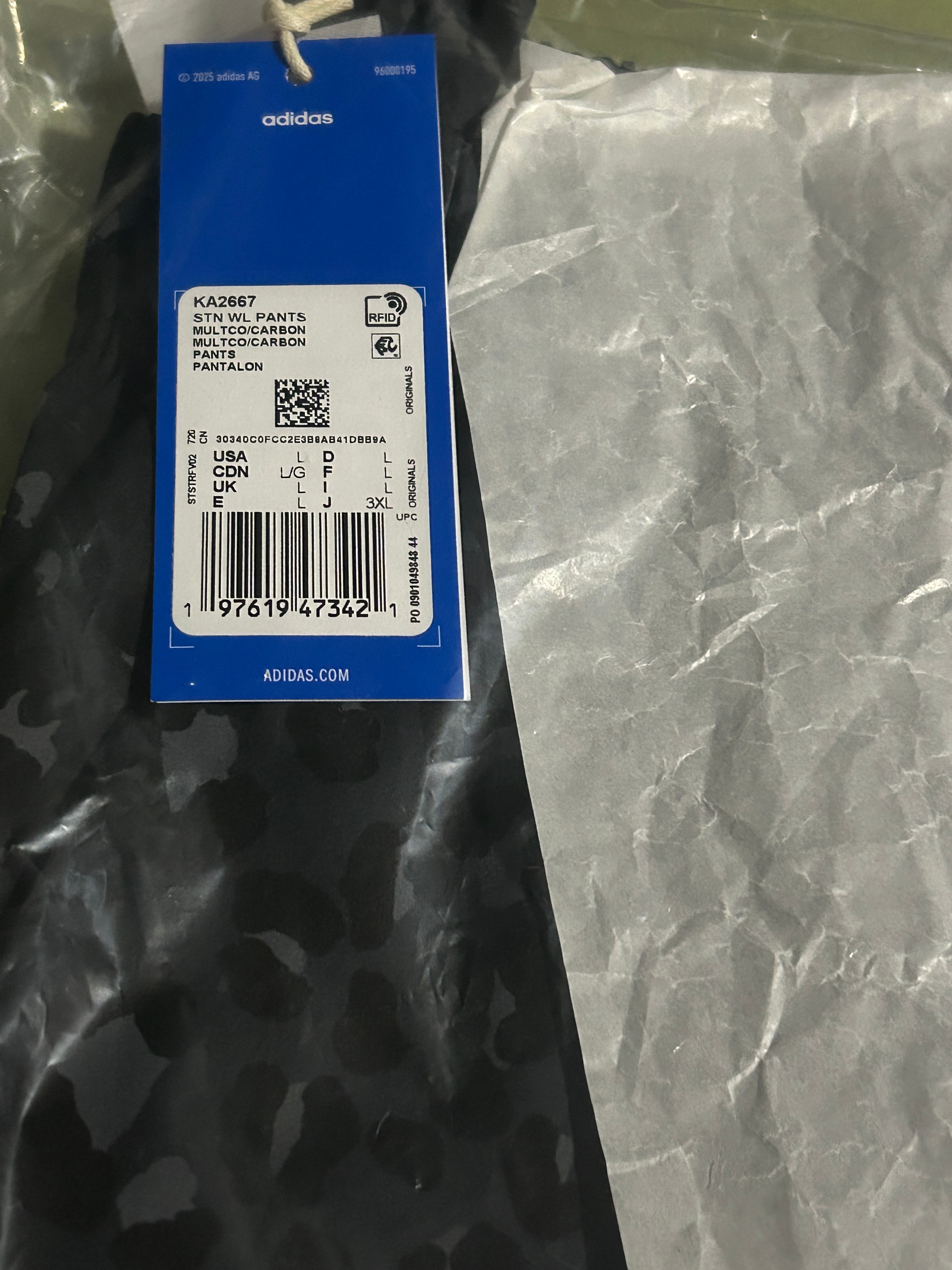 Originals Wide Leg Satin Pants- M.L authentic adidas - photo 5