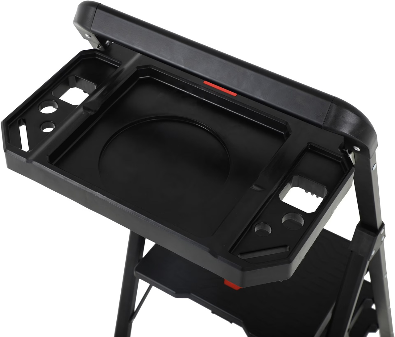 Mastercraft 3-Step Folding Ladder - 300 lb Capacity - Like New - photo 3