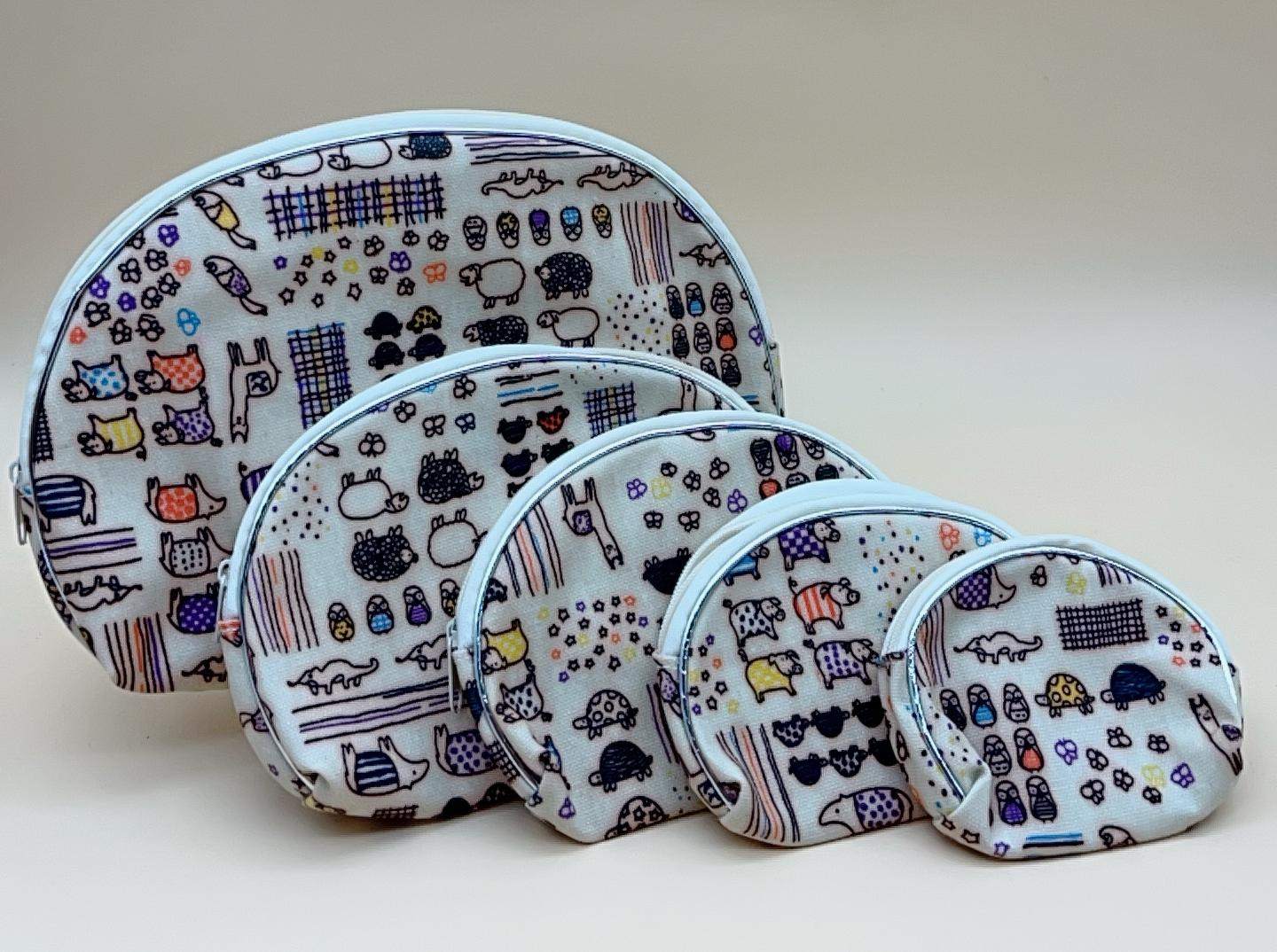 Set of 5 pouches/Bags