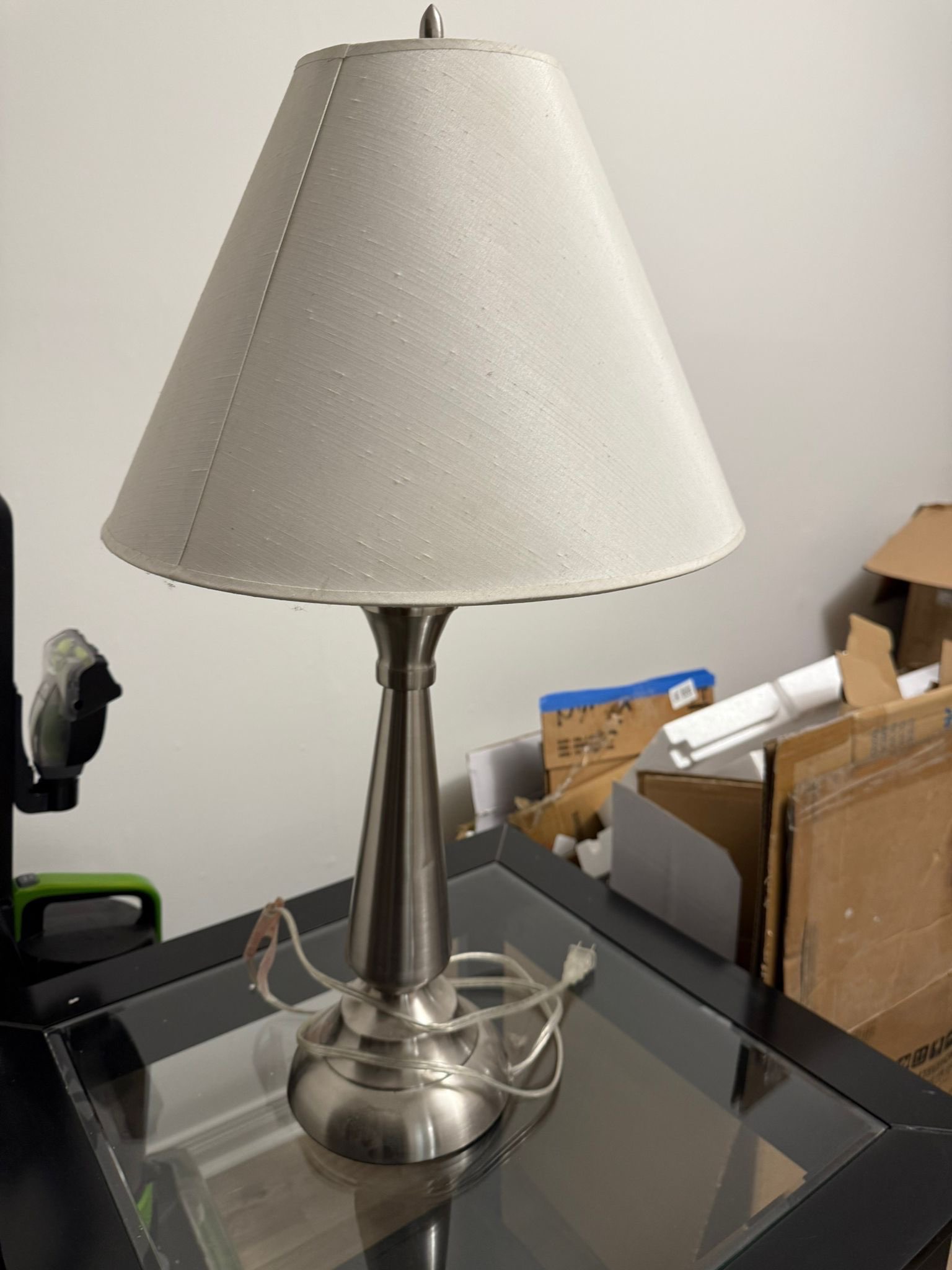 Table Lamp with Fabric Shade