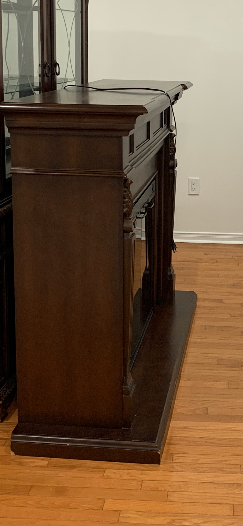 Dimplex Electric Fireplace with Solid Wood Mantel - photo 3