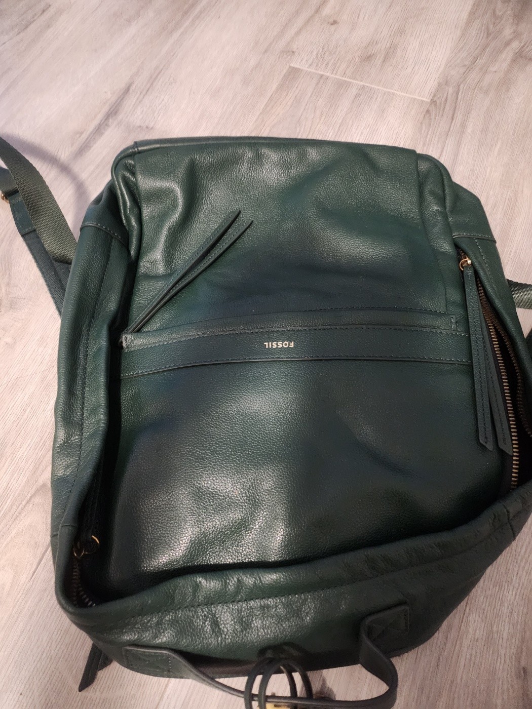 High‑quality leather backpack - photo 3