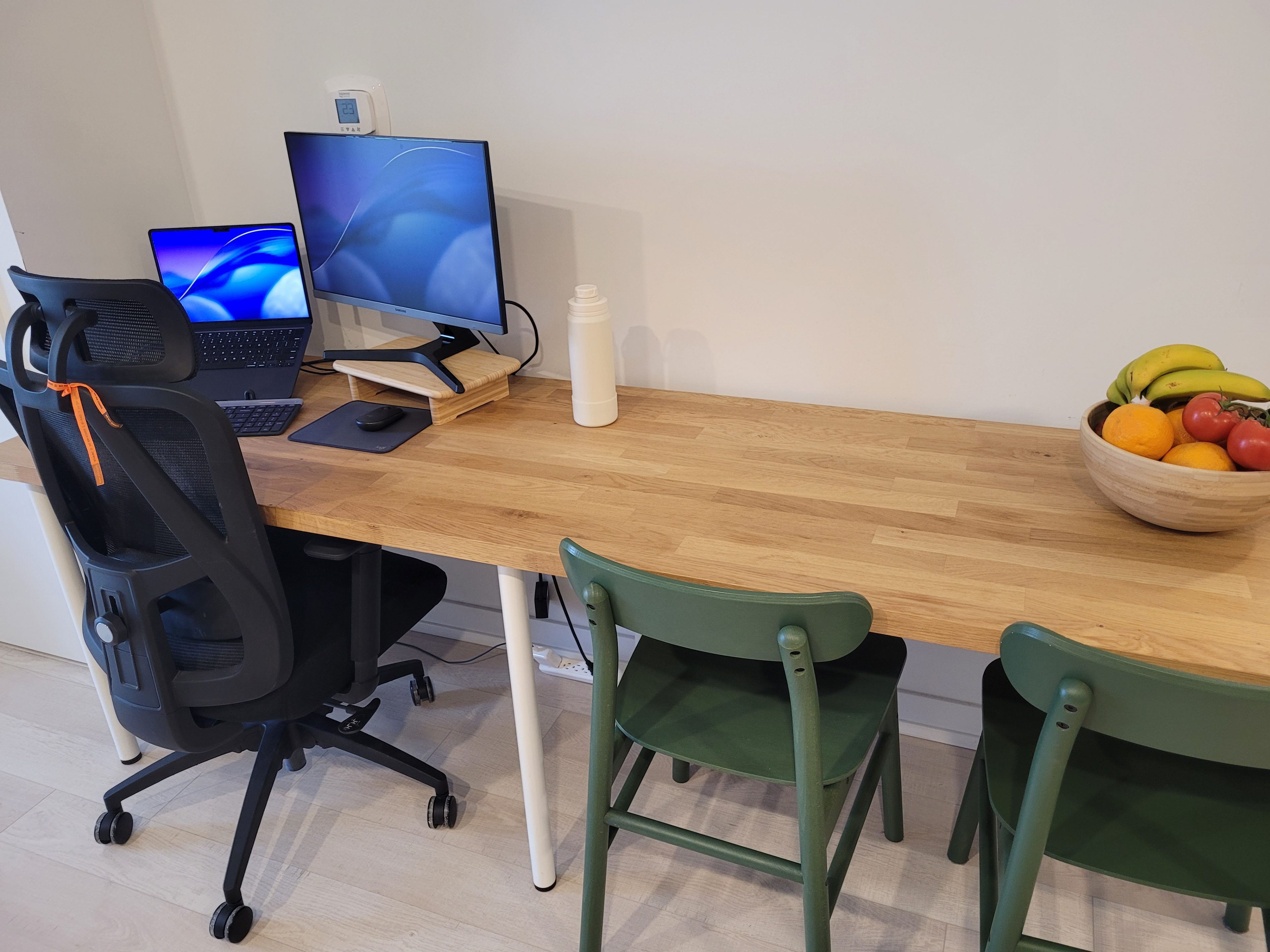 98" IKEA KARLBY Oak Desk Setup – Includes Legs & Free Wood Oil - photo 5