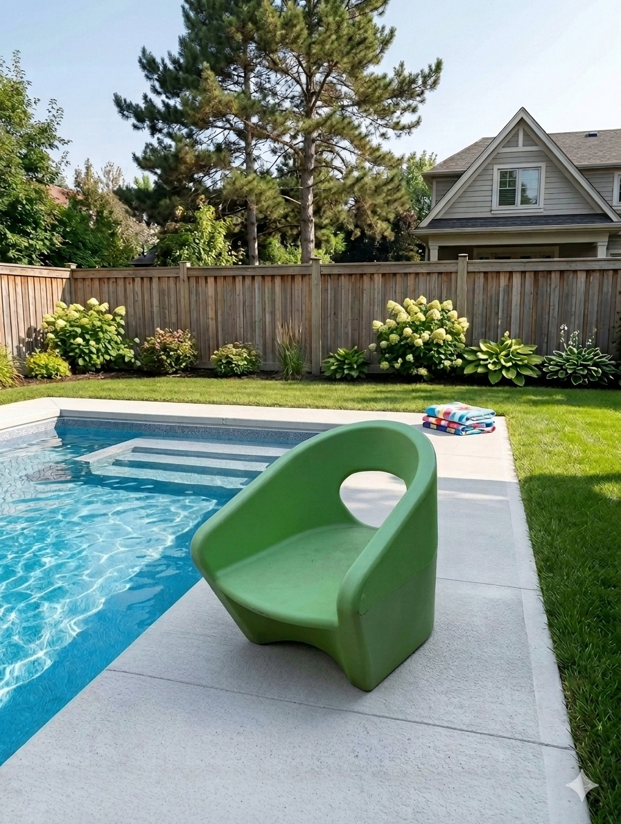 Green Pool Chair