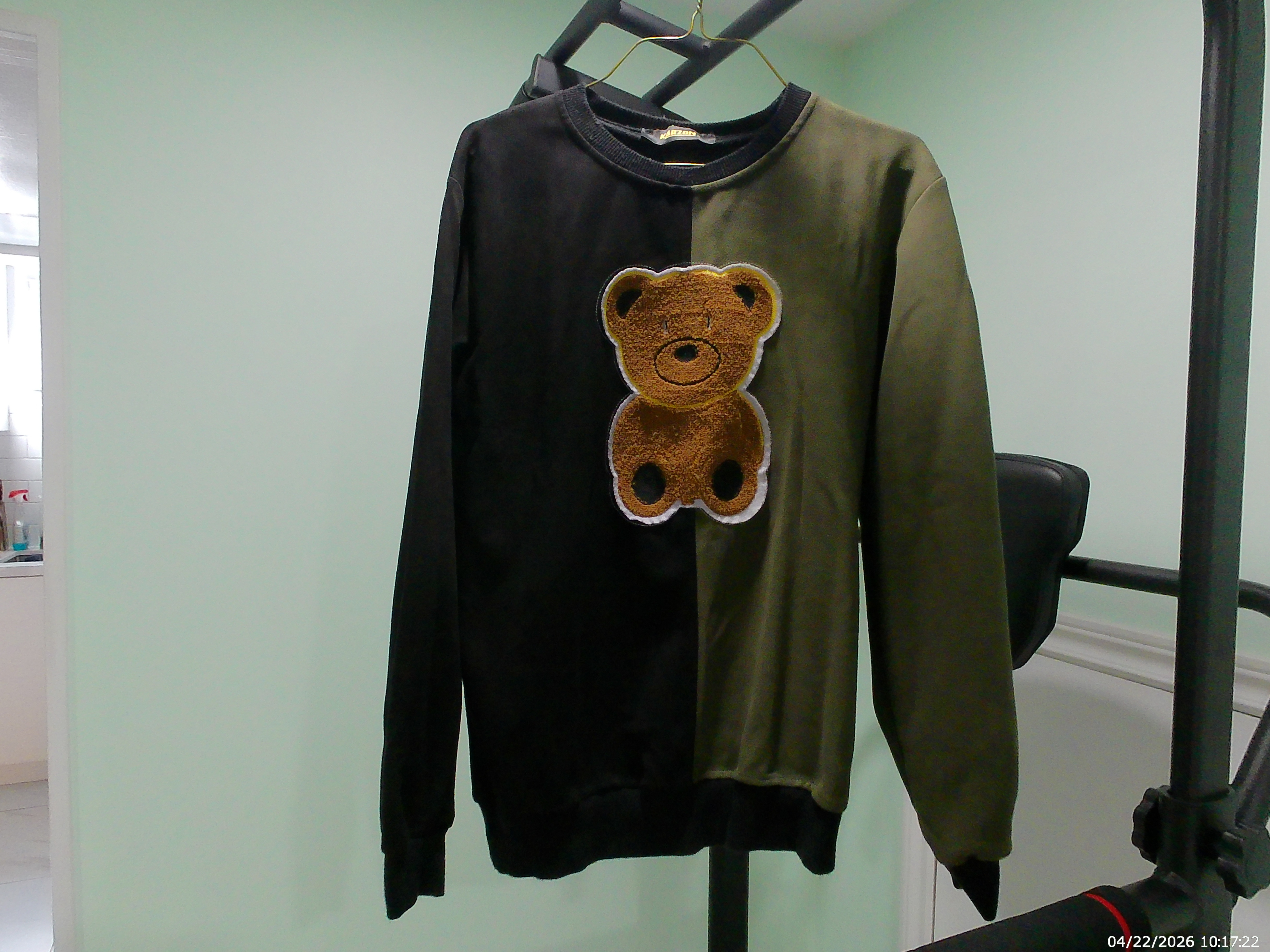 Blind Child Teddy Bear Crewneck Sweater