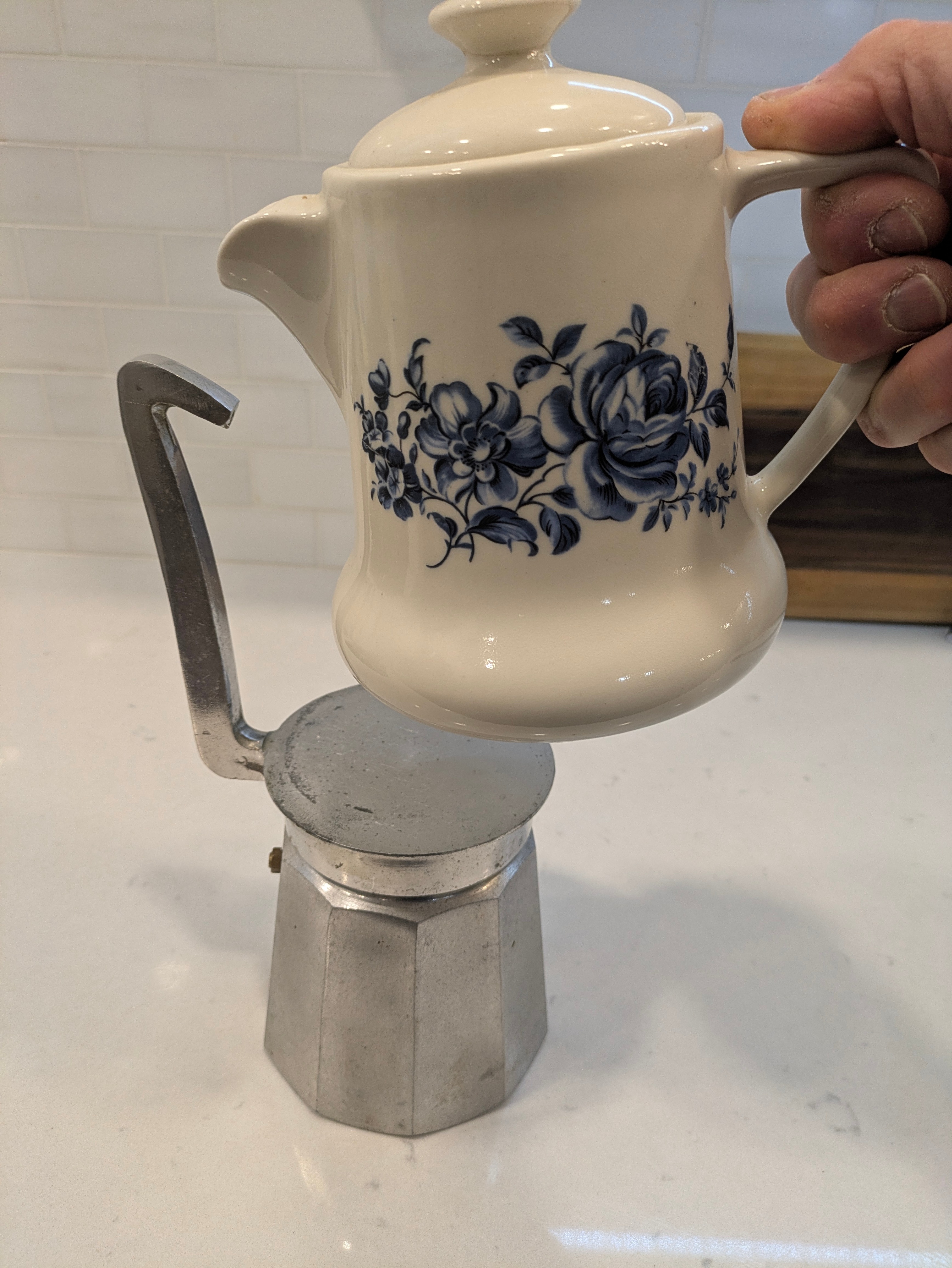 Vintage Ceramic Moka (espresso maker) - photo 3