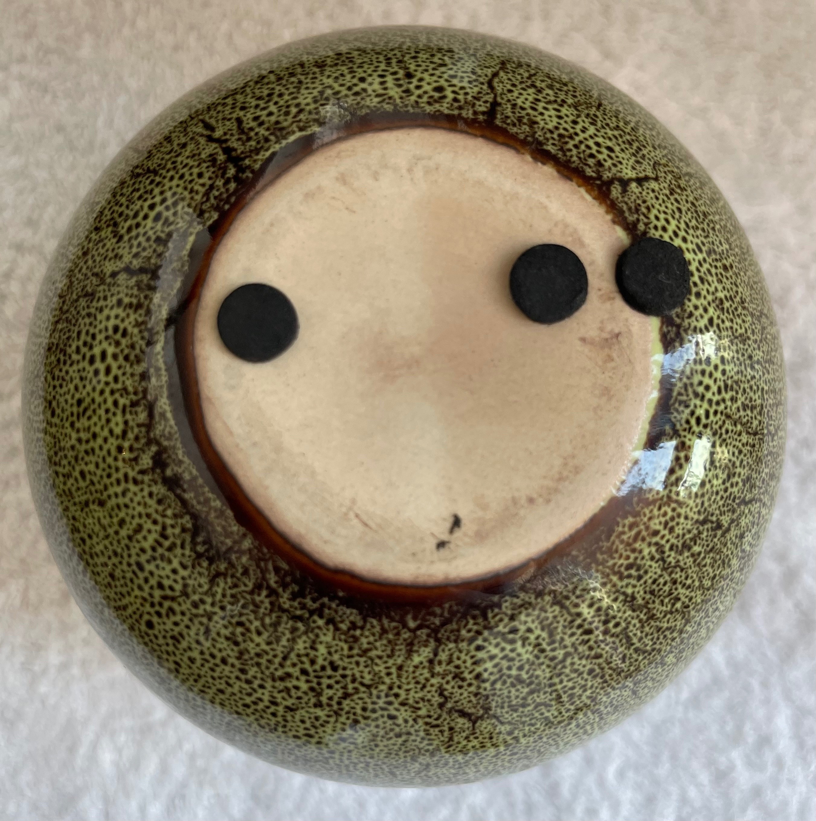 Vintage Drip Glaze Pottery Vase — Earthy Tones - photo 4