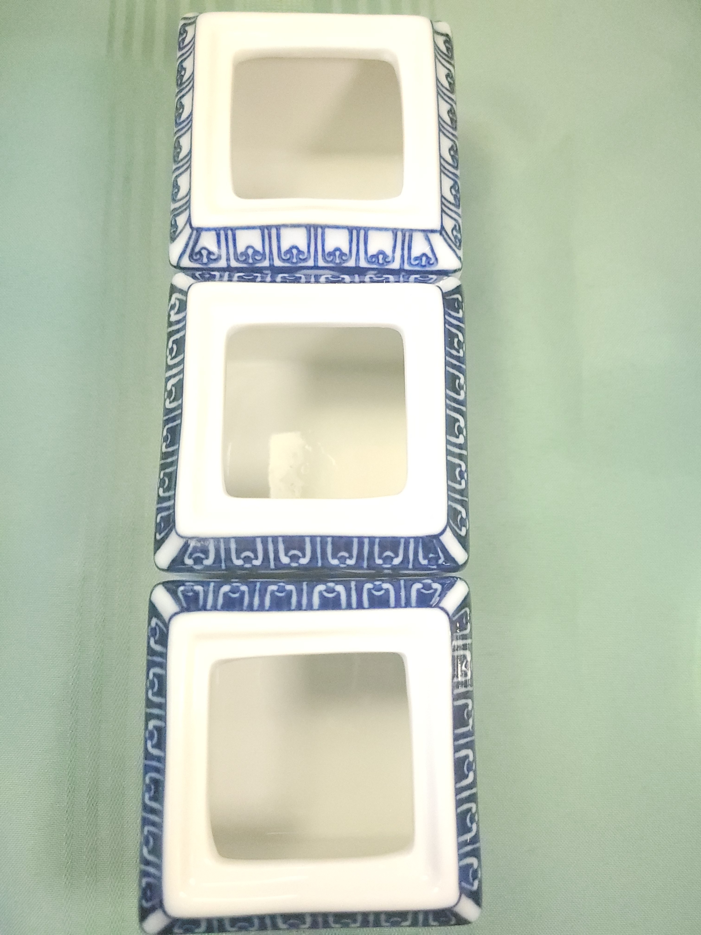 Bombay Company Arabesque Tile Blue and White Porcelain Canister - photo 5