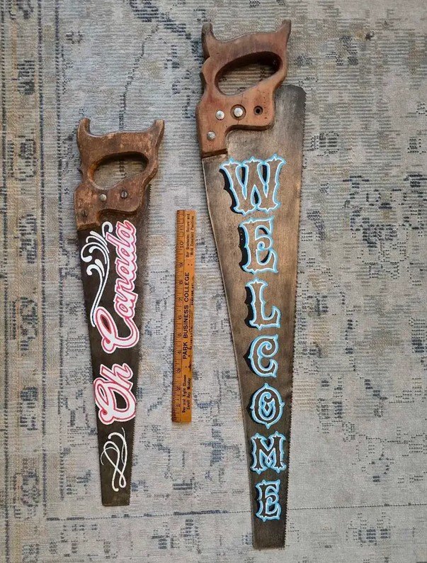 Hand Saw Art - 2