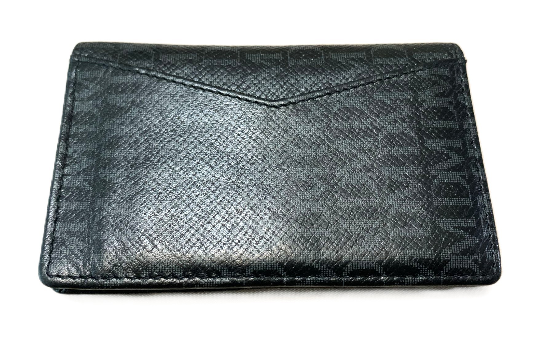 DA MILANO Saffiano Leather Slim RFID Card Holder - Like New - photo 3