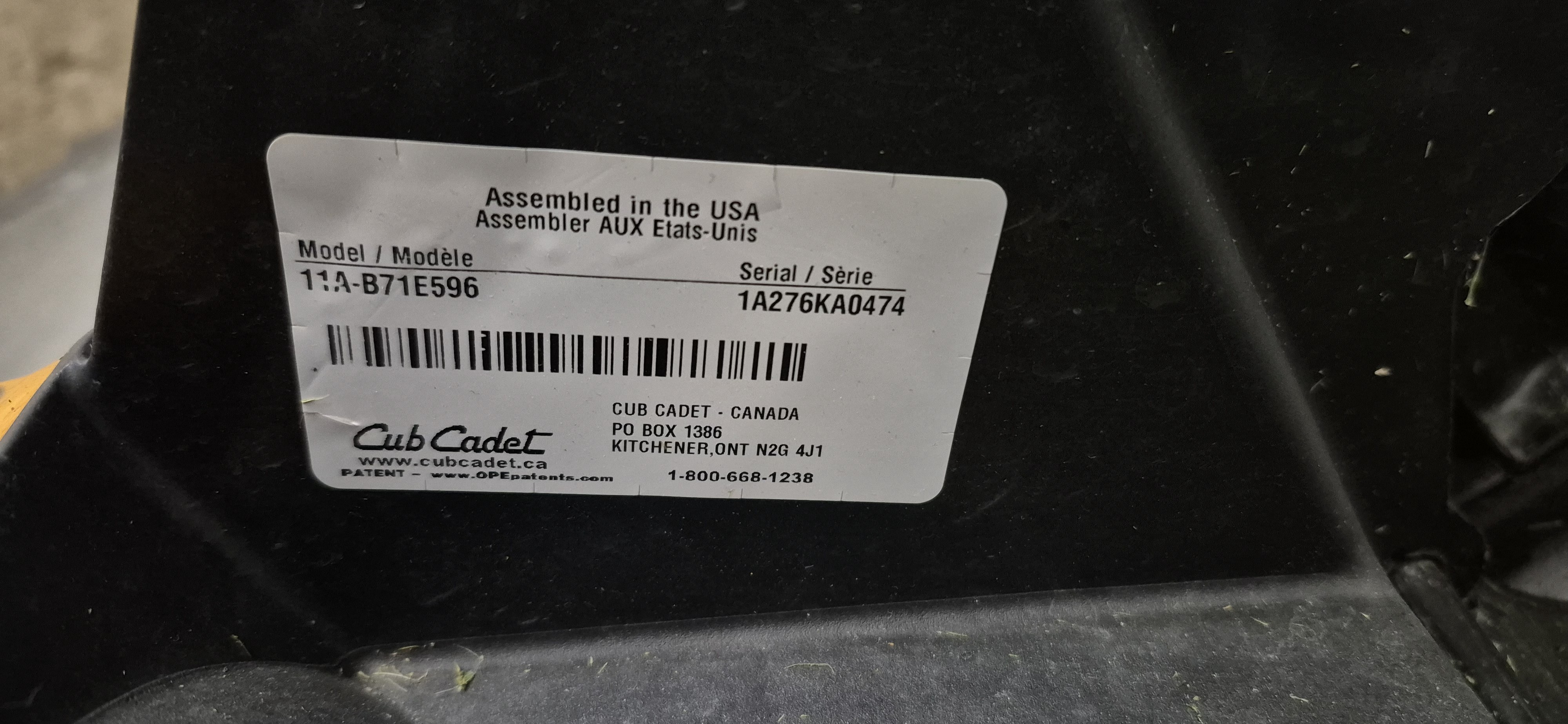 21" Cub Cadet push mower - photo 5