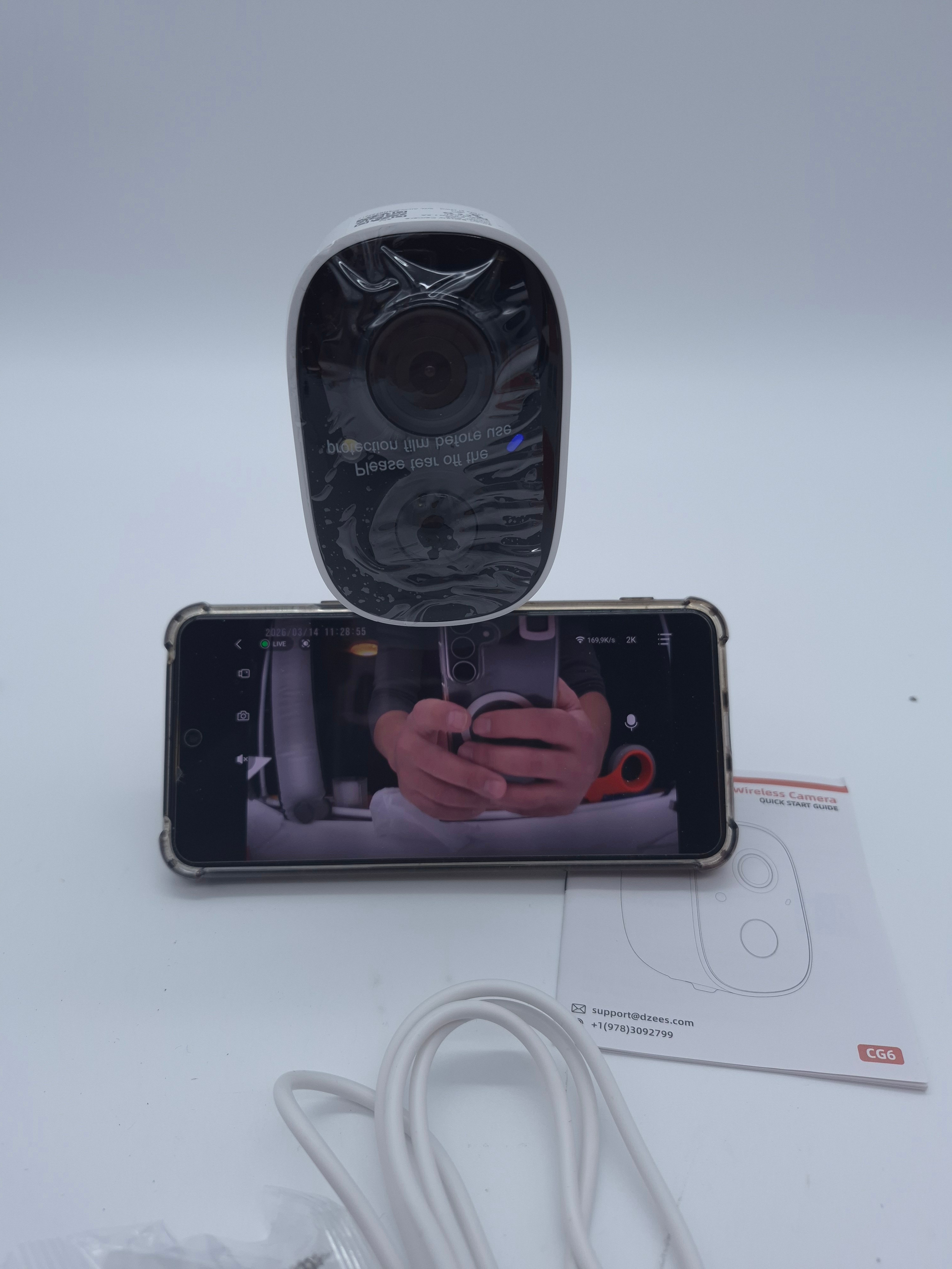 Dzees Wireless Security Camera – 2K Outdoor/Indoor Smart Cam - photo 2