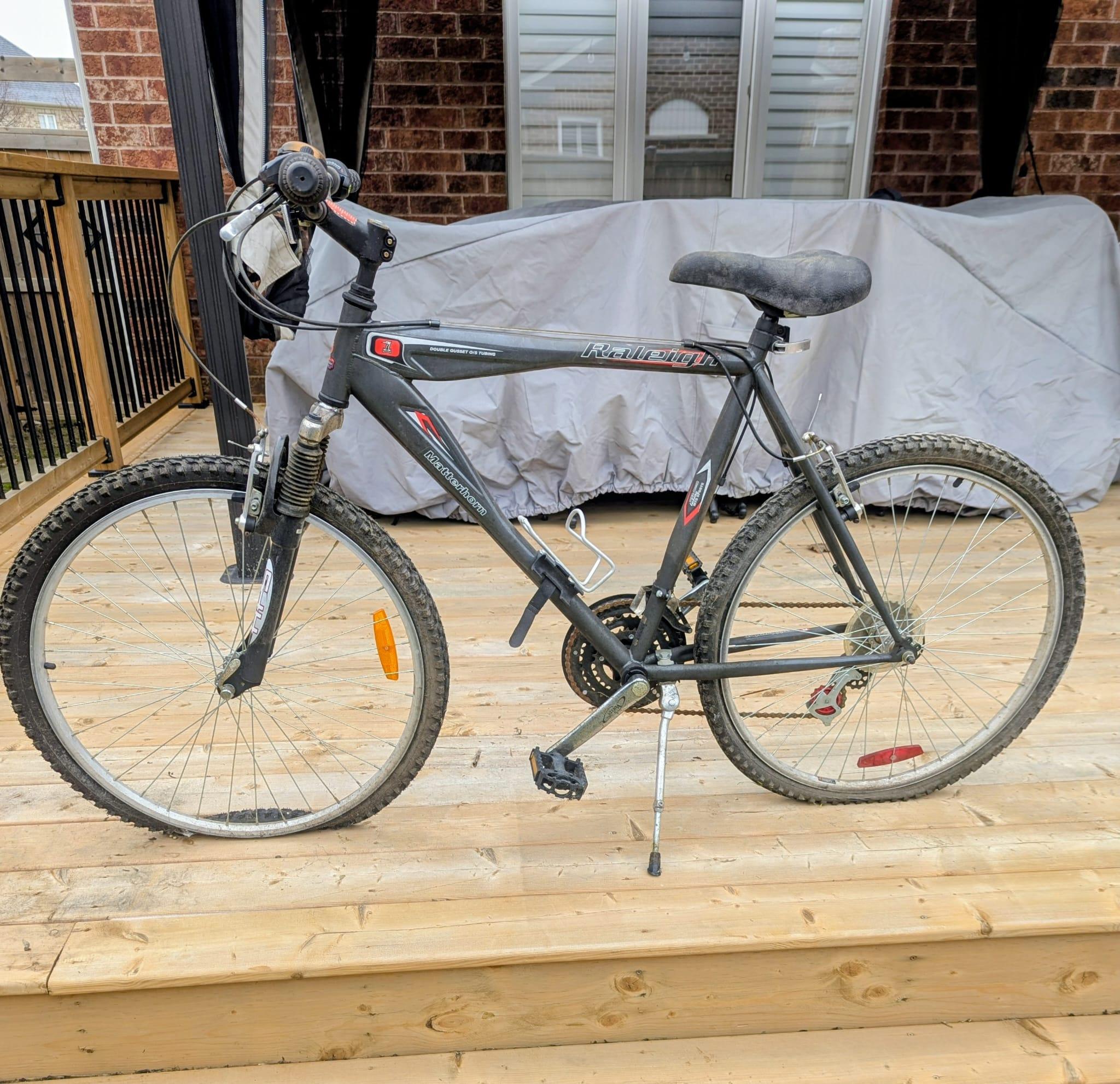 Raleigh 26-inch Steel Mountain Bike, 21 Speed
