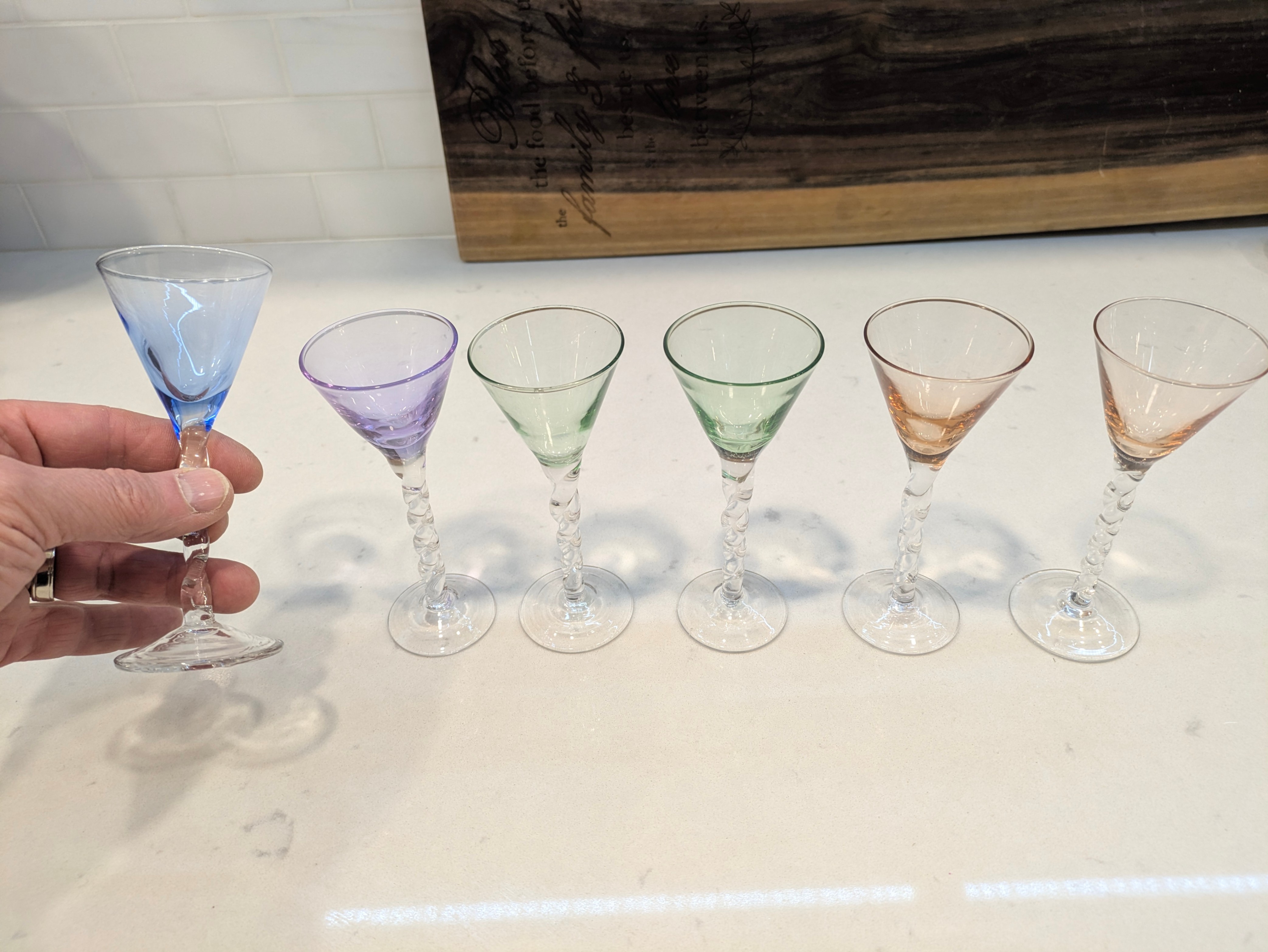 Set of 6 Cordial shot Glasses - photo 3