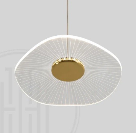 Jelly Fish Acrylic Chandelier LED Ceiling Light Fixture - photo 2