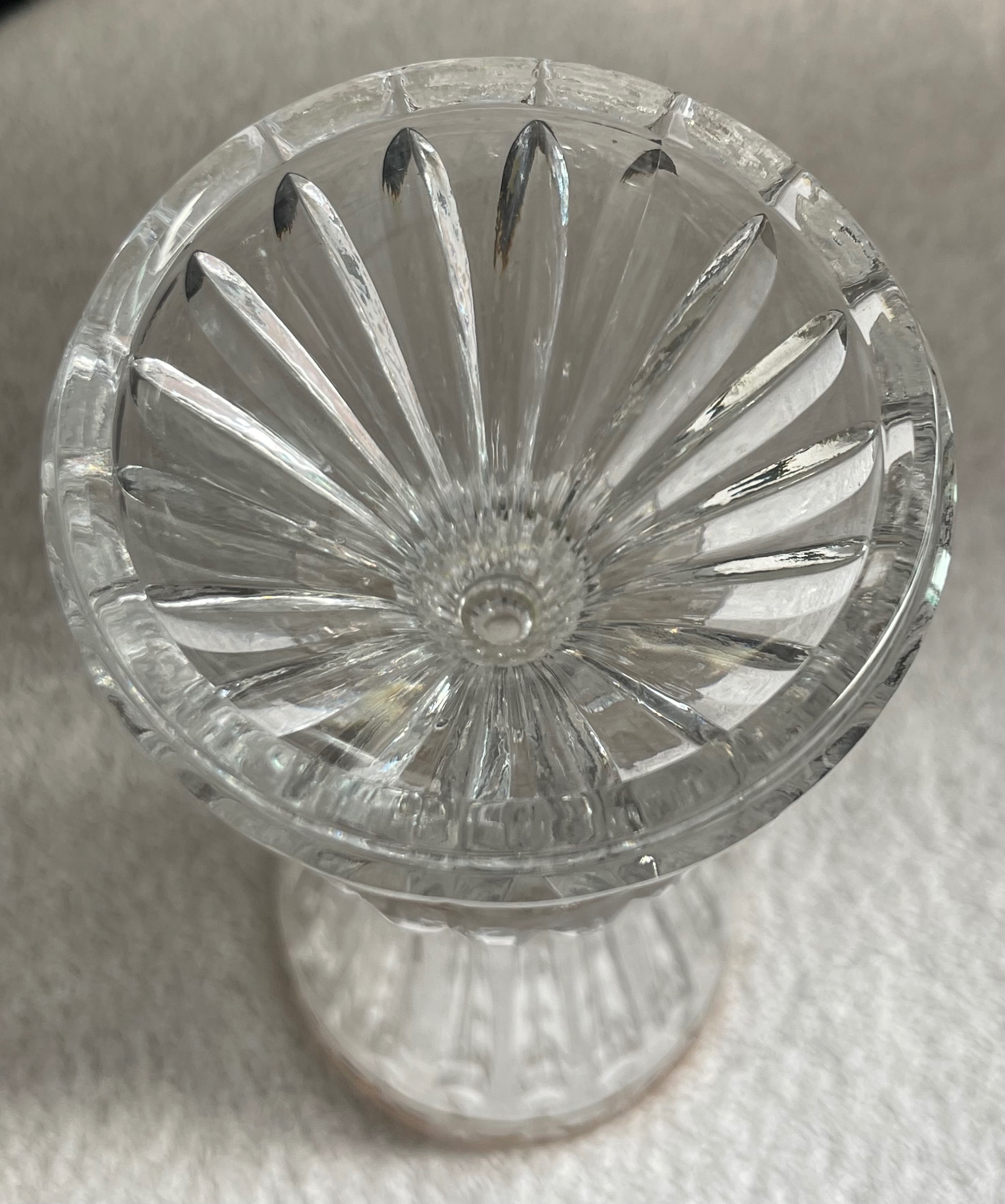 Anna Hütte "Versailles" Floral Crystal Vase (Pedestal Base) - photo 5