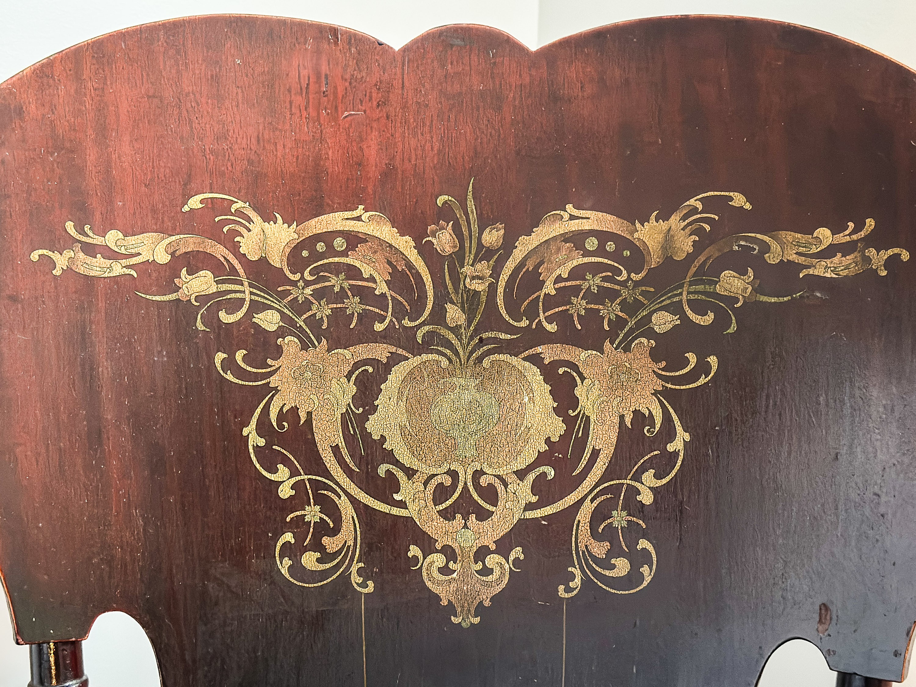 Antique Wooden Rocking Chair - photo 5