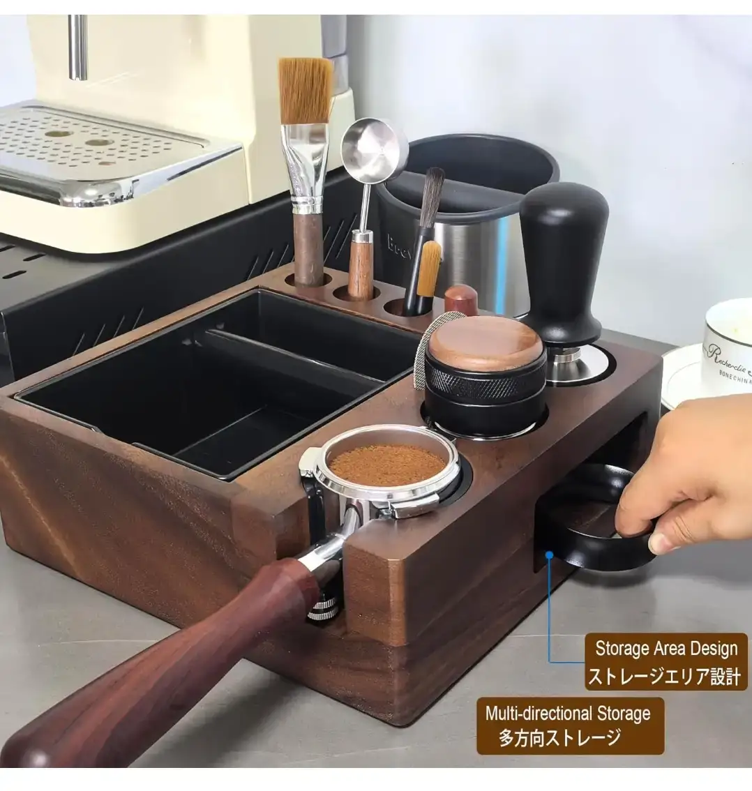 Espresso Tamping Station Knock Box Organizer - photo 4