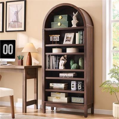 Tall Arched Bookshelf