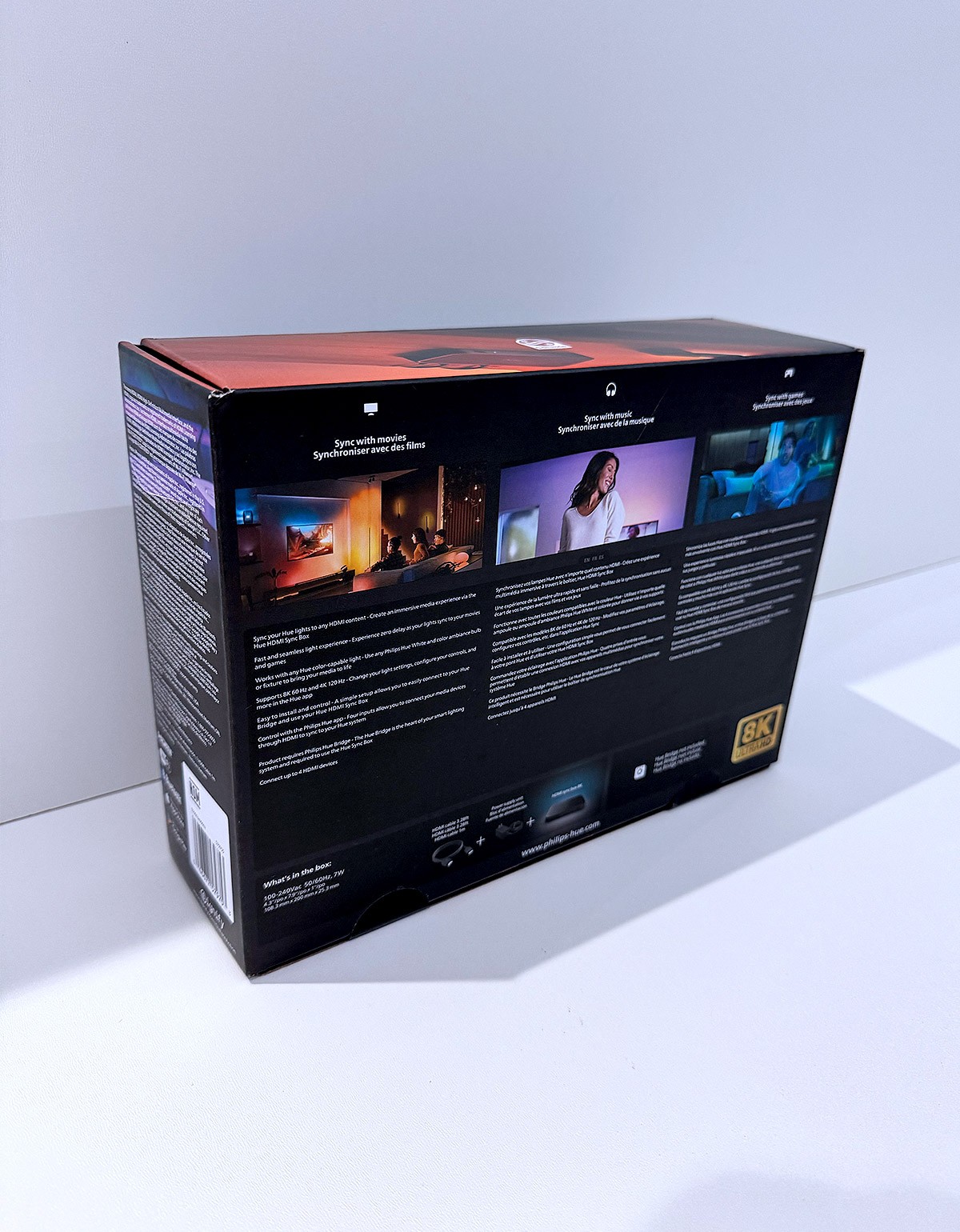 Philips Hue Sync Box 8K, BRAND NEW SEALED - photo 2