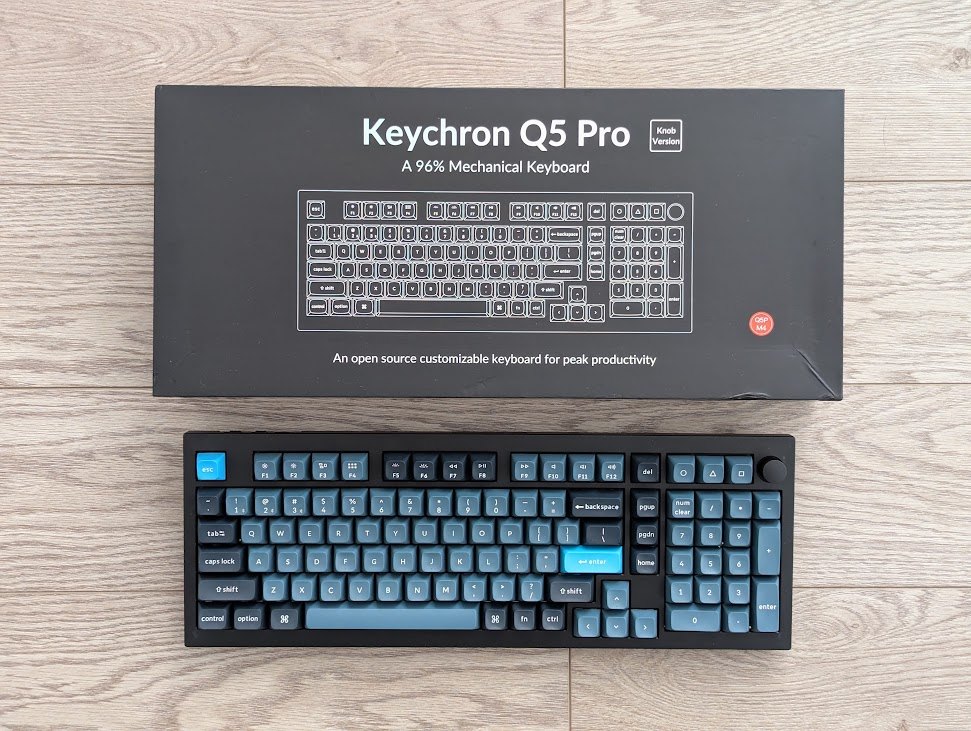 Keychron Q5 Pro Black w/ Banana Switches (Like New)