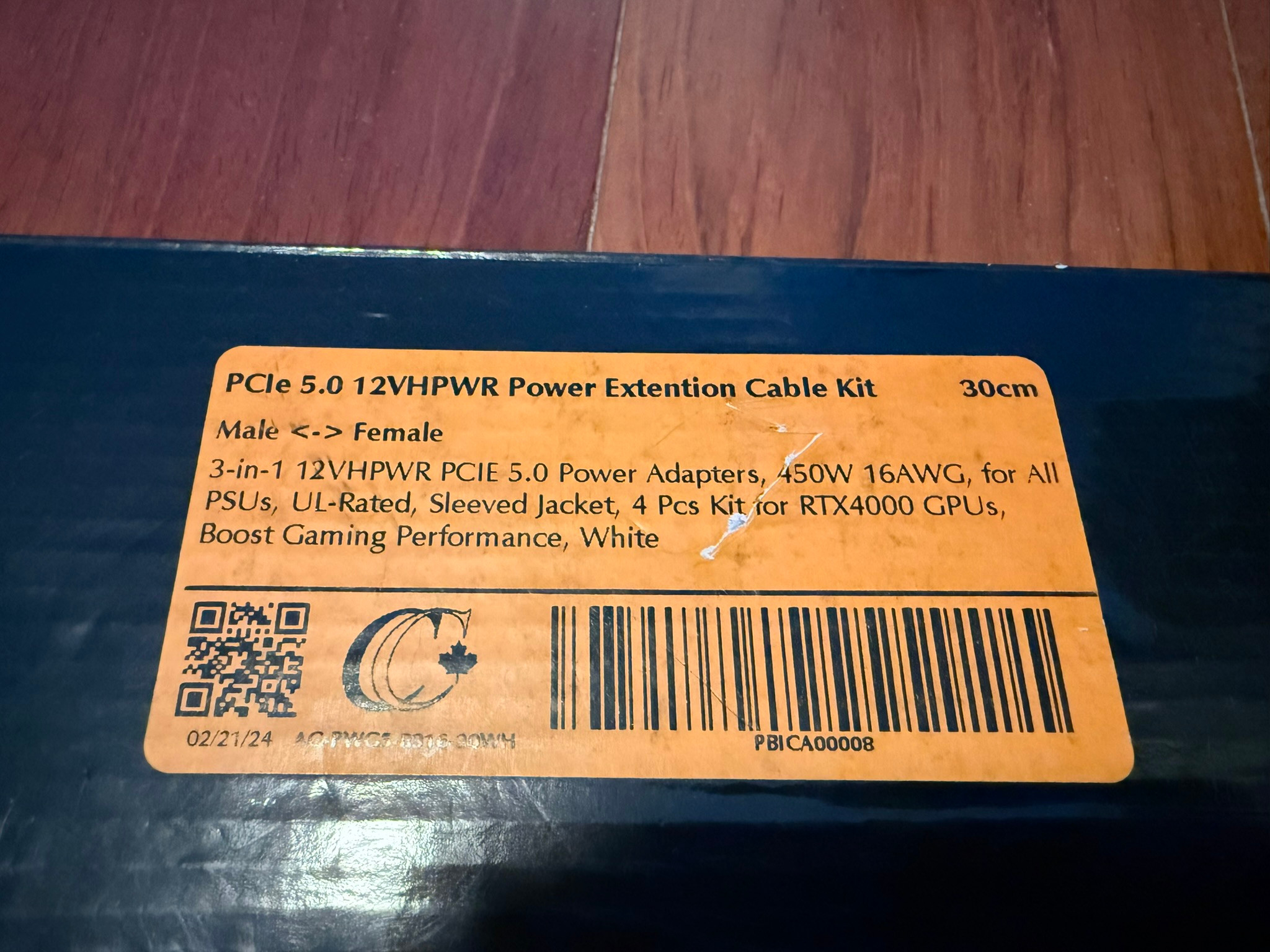 iCAN AVA 3-in-1 12VHPWR PCIE 5.0 Power Adapters, 4 Pcs Kit 30cm - photo 2