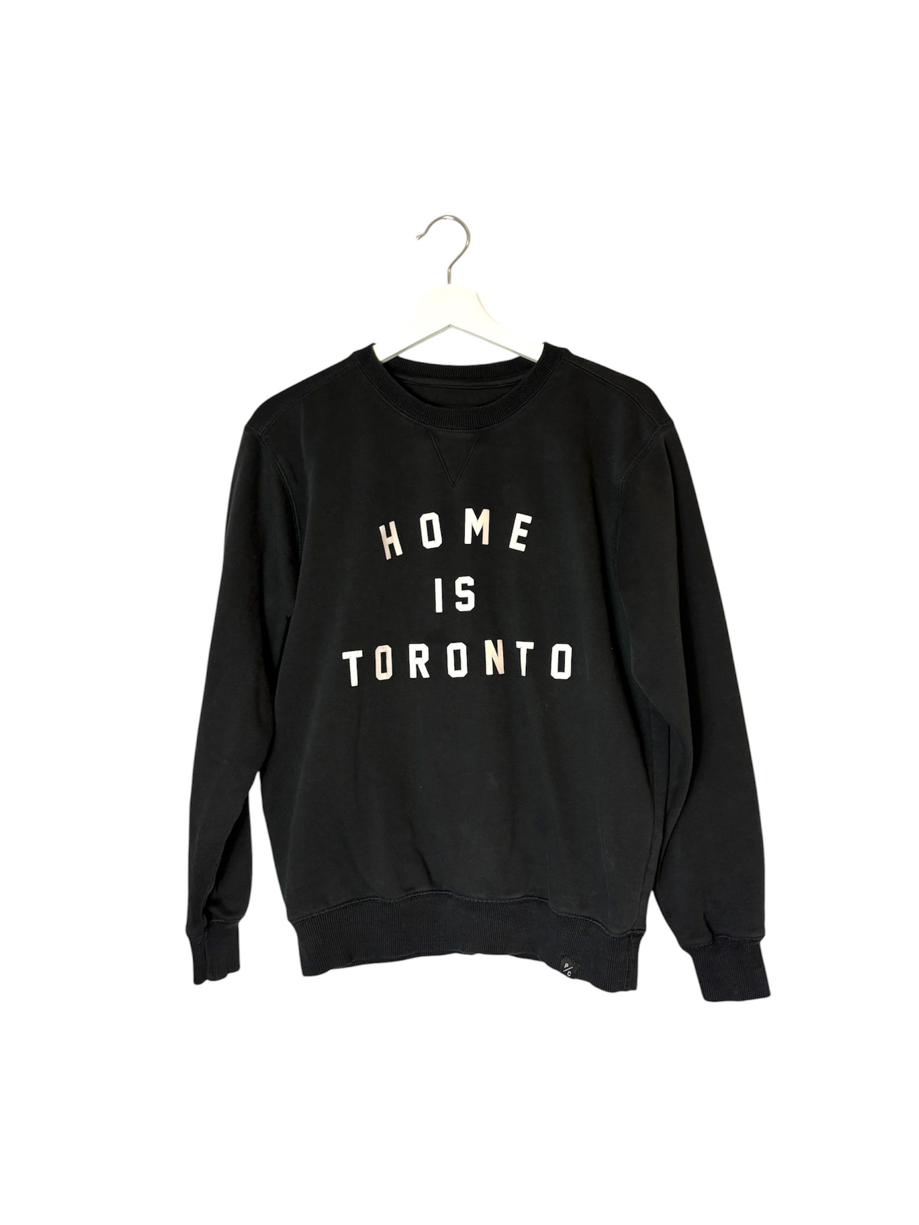Peace Collective Black Home is Toronto Crewneck Sweatshirt Sz S - photo 2