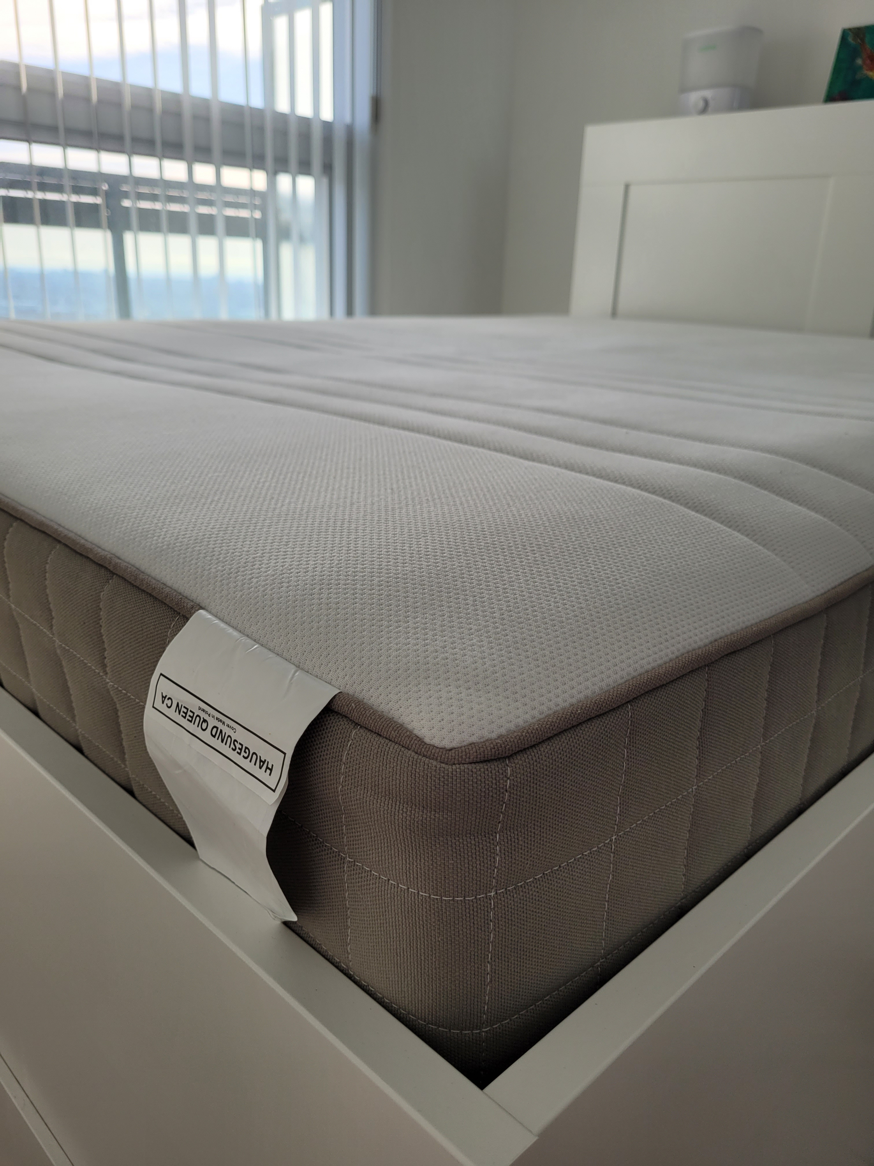 IKEA Queen Mattress HAUGESUND Smoke/Pet Free Available 28th Apr.