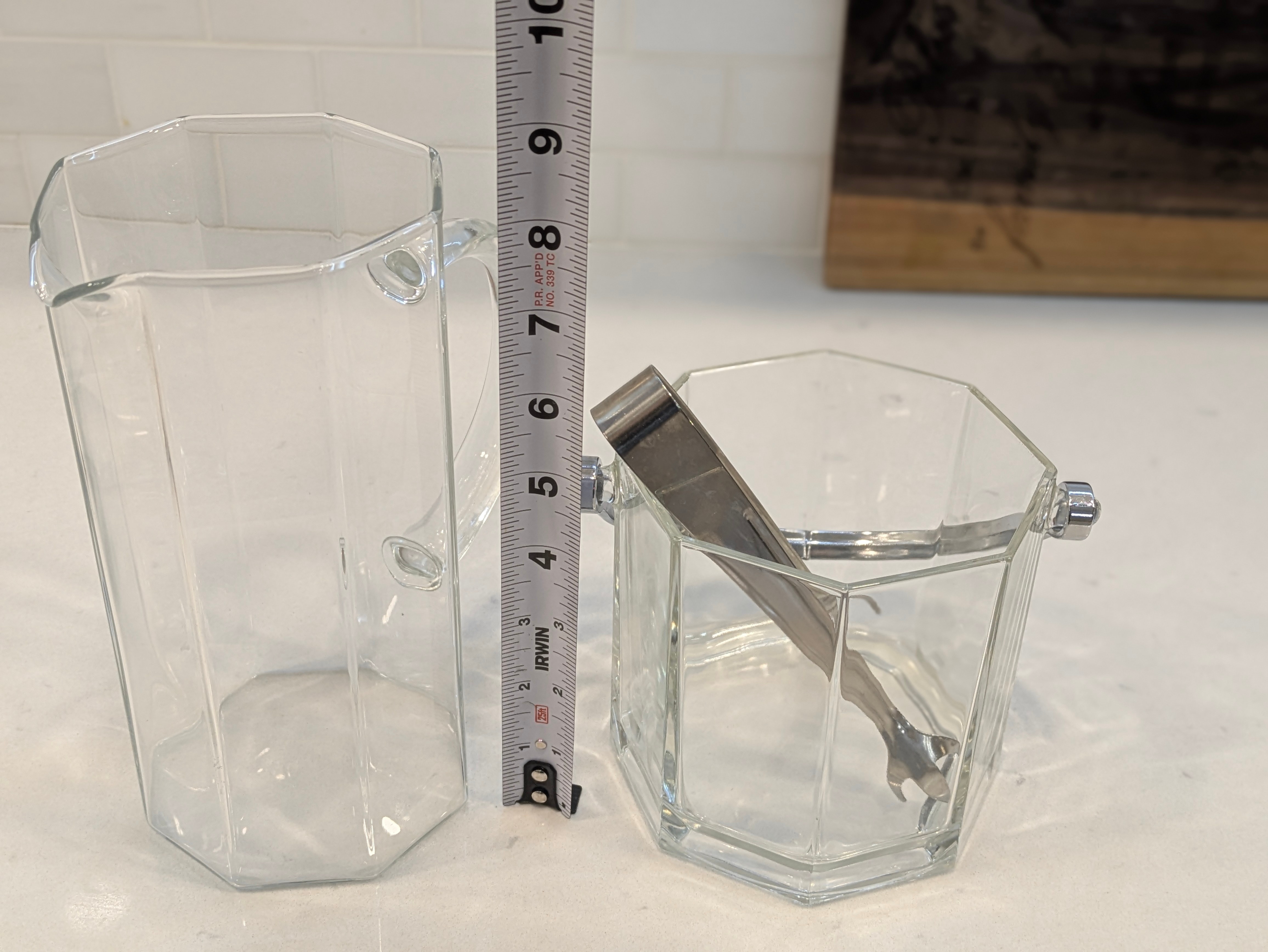Glass Pitcher & Ice Bucket Set - photo 2