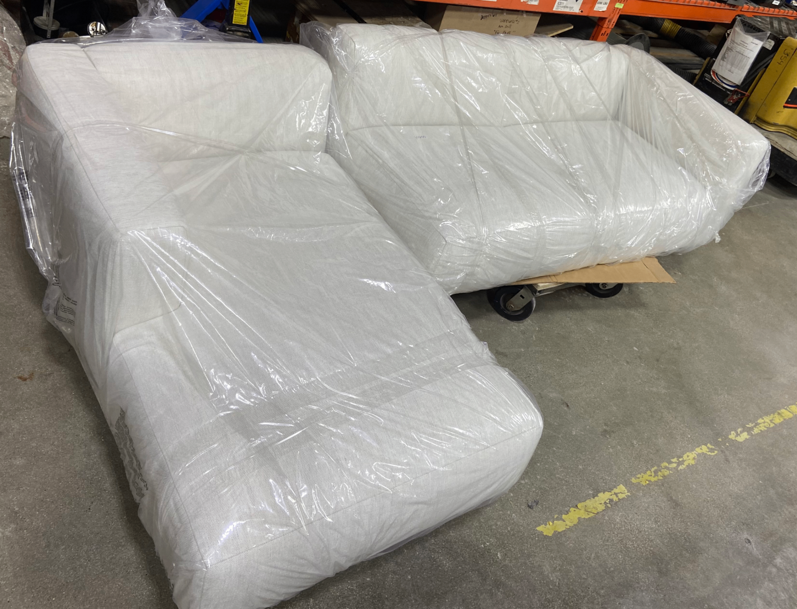 EQ3 Bonne Club 2-Piece Sectional Sofa with Chaise - photo 2