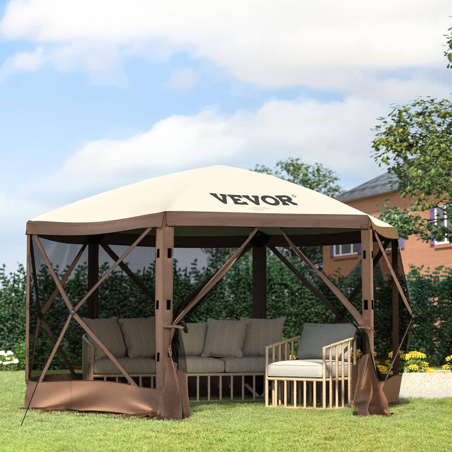 VEVOR Pop-up Gazebo Tent 10x10ft, Portable Design - photo 2