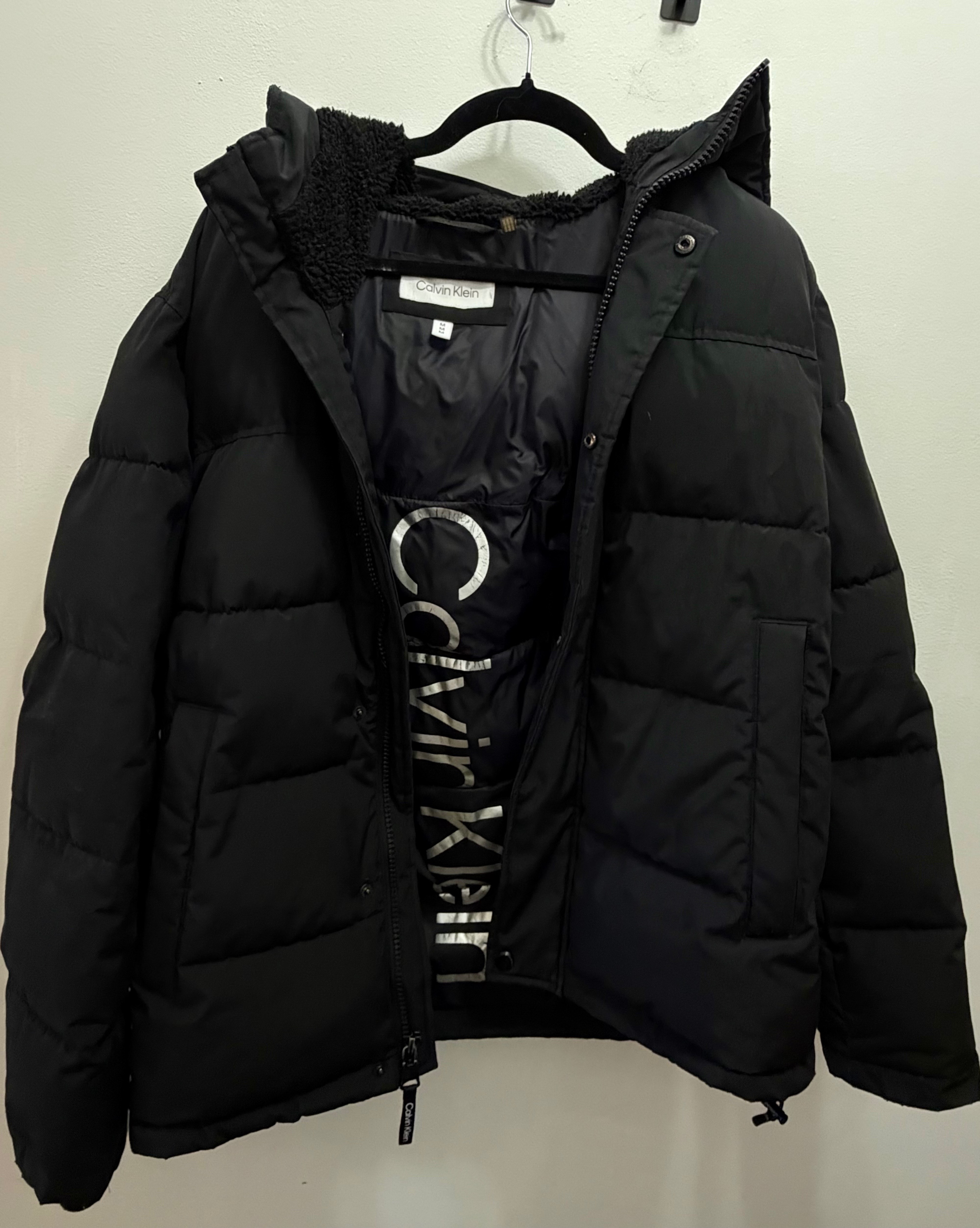 Calvin Klein Black Puffer Jacket (Like New)