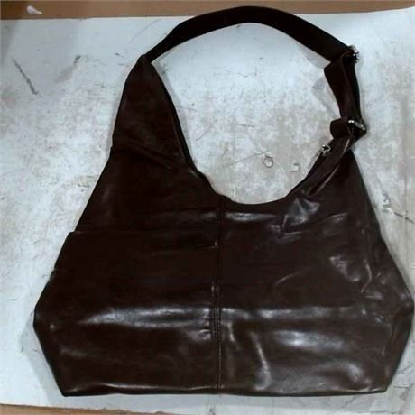 Coffee Color Large Capacity Shoulder Crossbody Bag