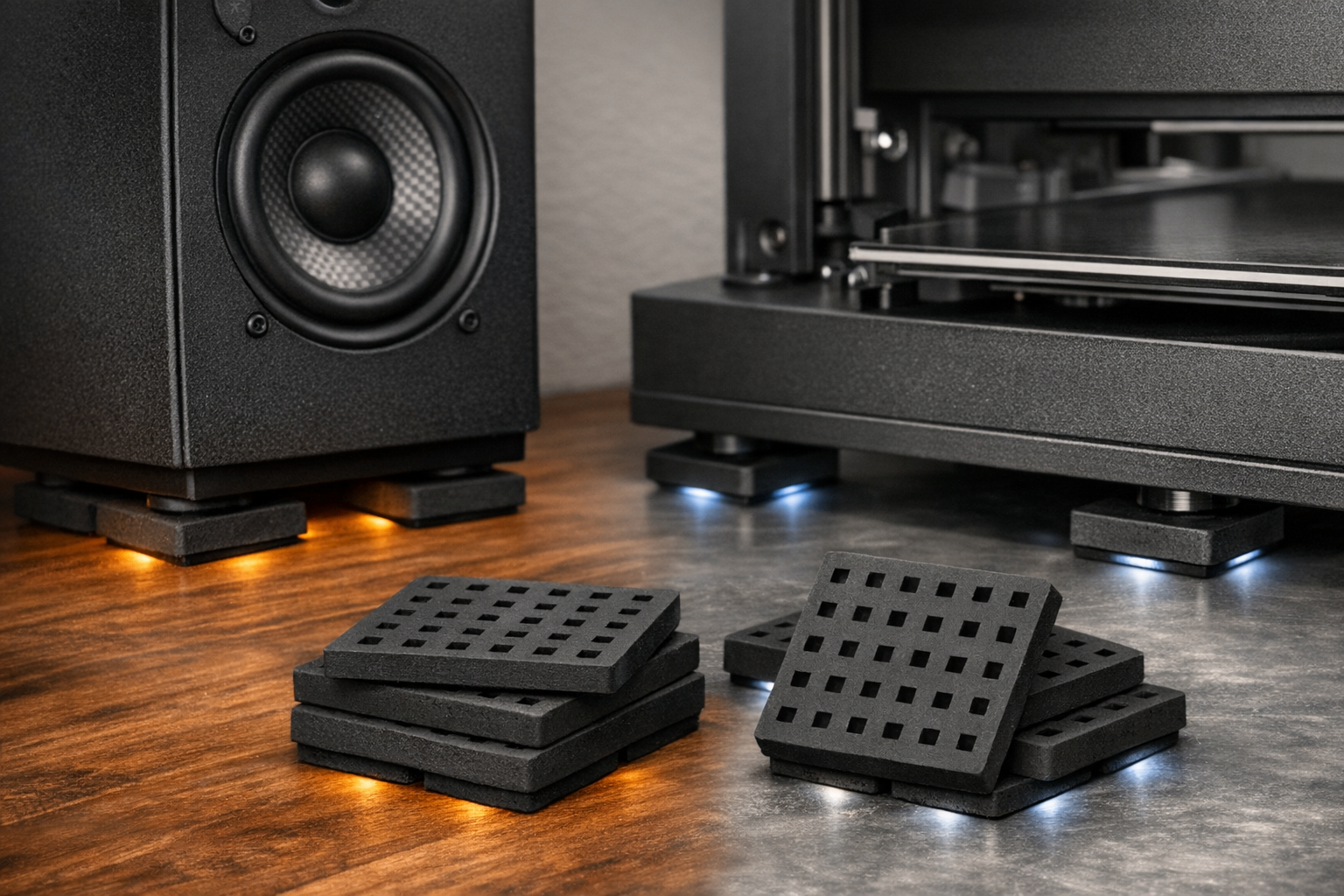 Sound‐Absorption / Anti‐Vibration Pads – 4 Pack - photo 4