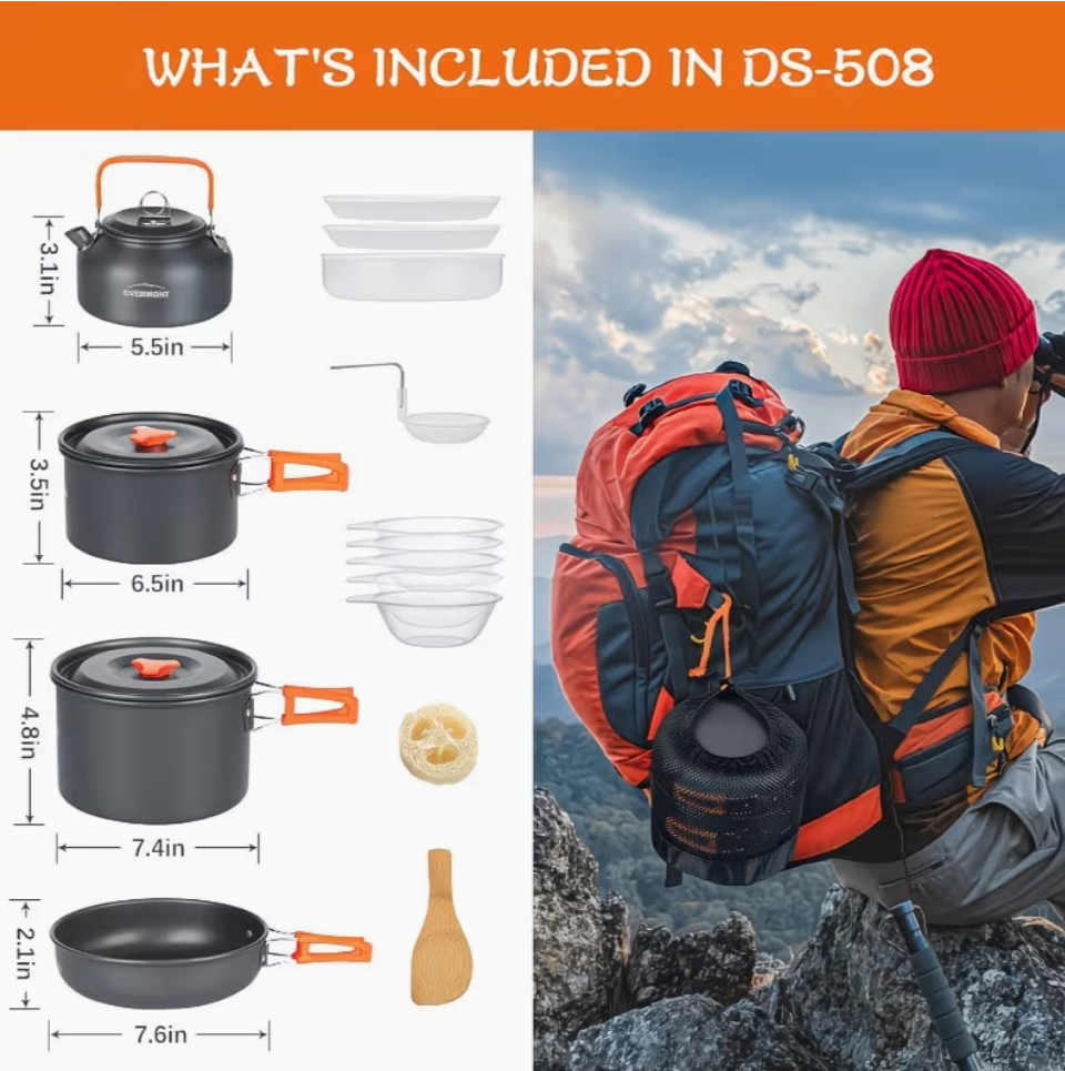 Brand new large size camping cookware set (pick up at Burnaby) - photo 2
